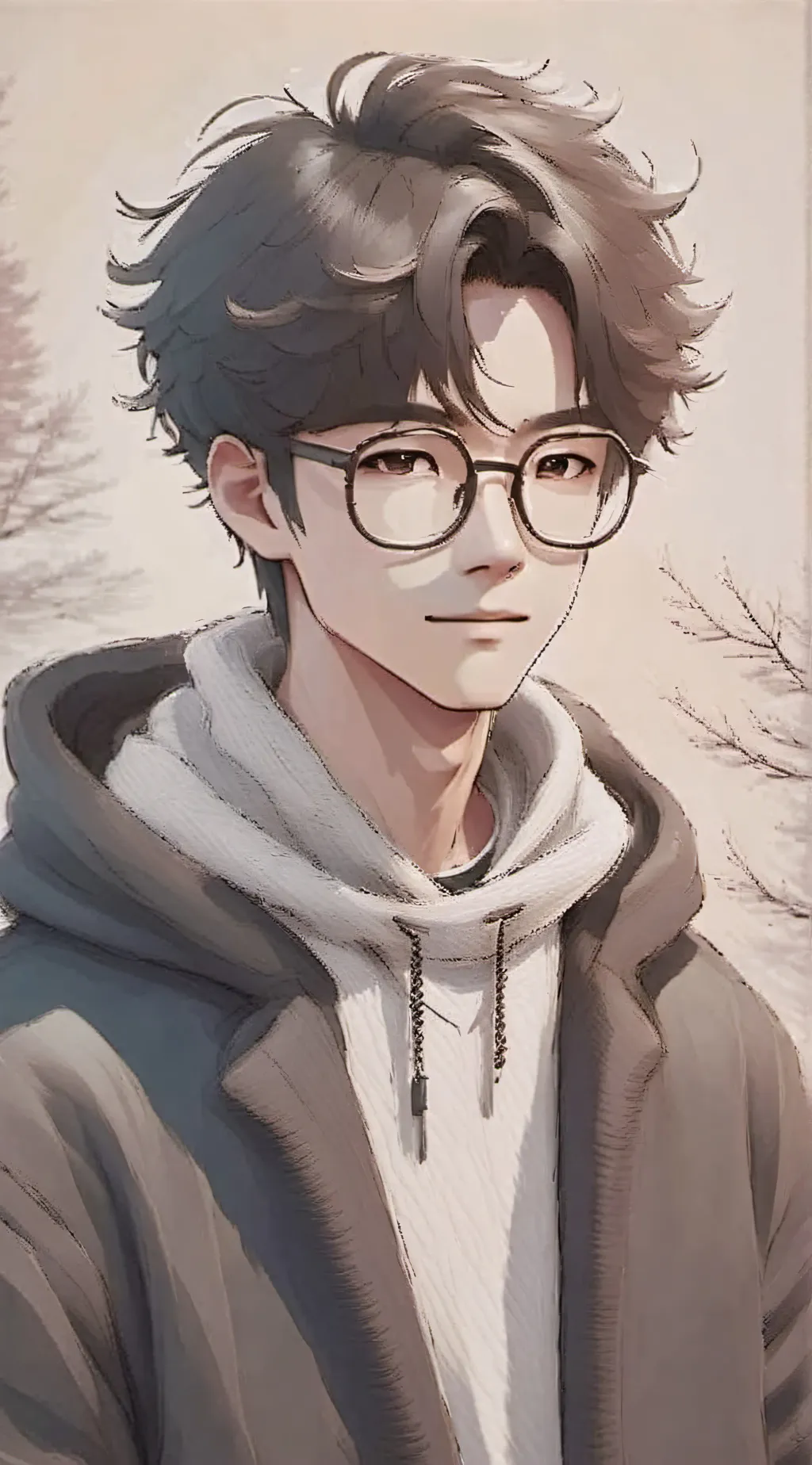 ai character: Theo background