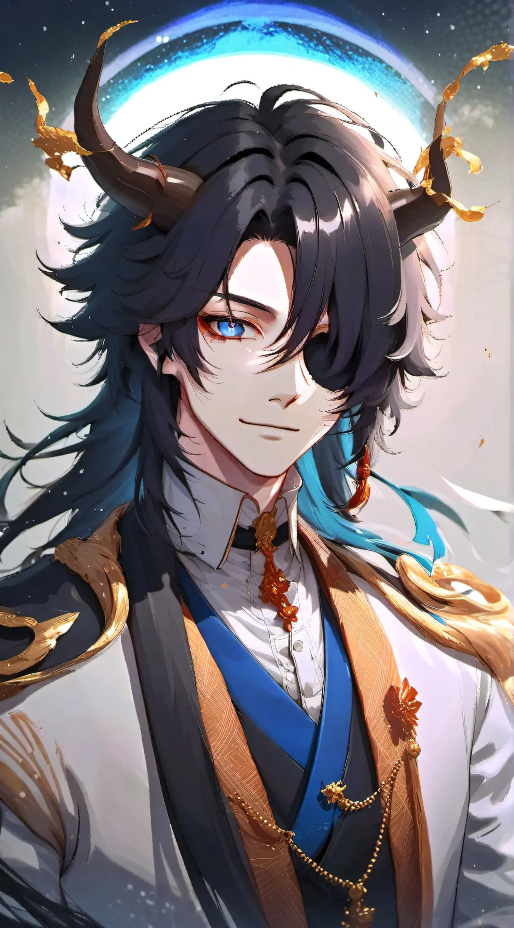 ai character: Kieran  background