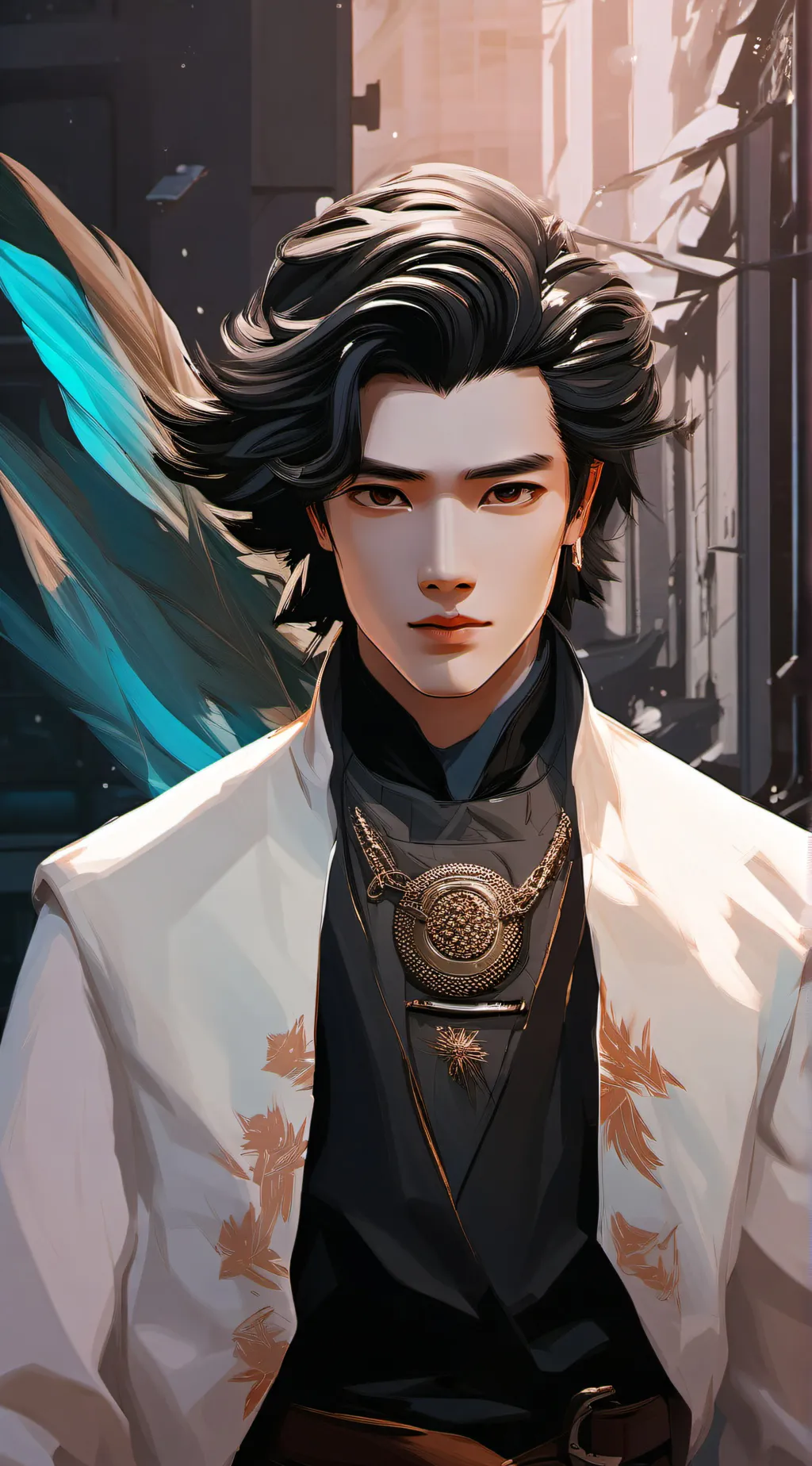 ai character: Mark background