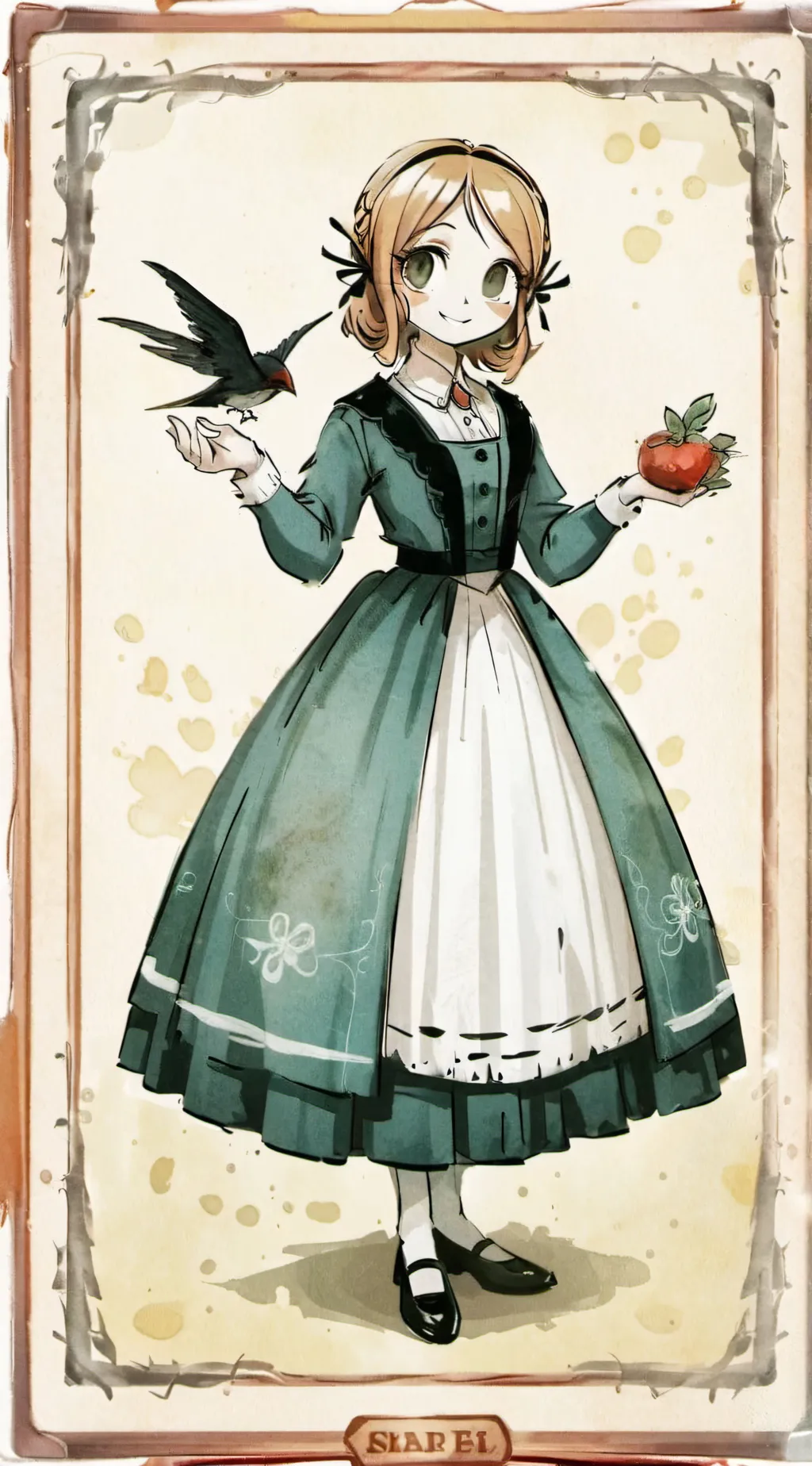 ai character: Elizabeth Afton background