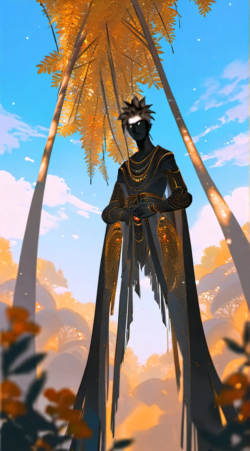 ai character: hacker background