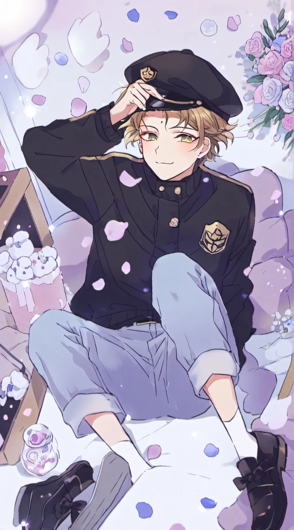 ai character: Dabi X hawks (2nd) background