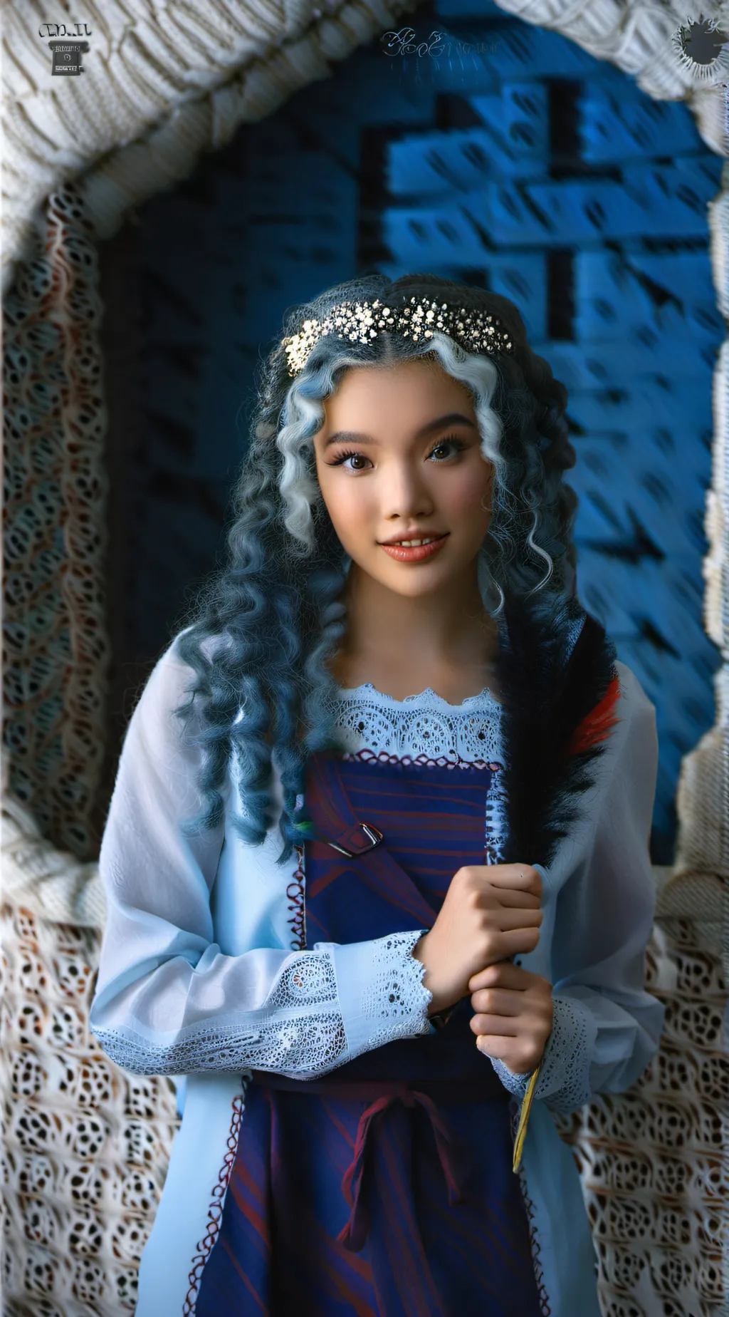 ai character: Chloe Charming background