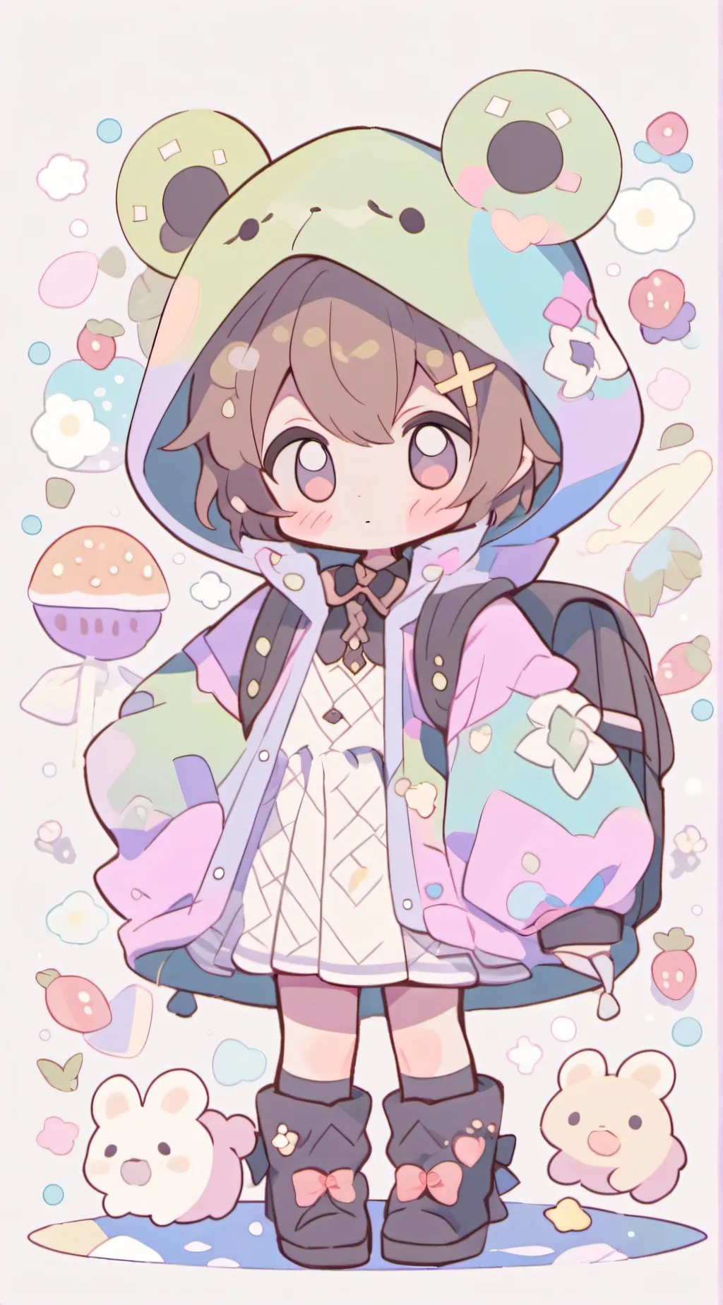 ai character: Kk💗🎶 background