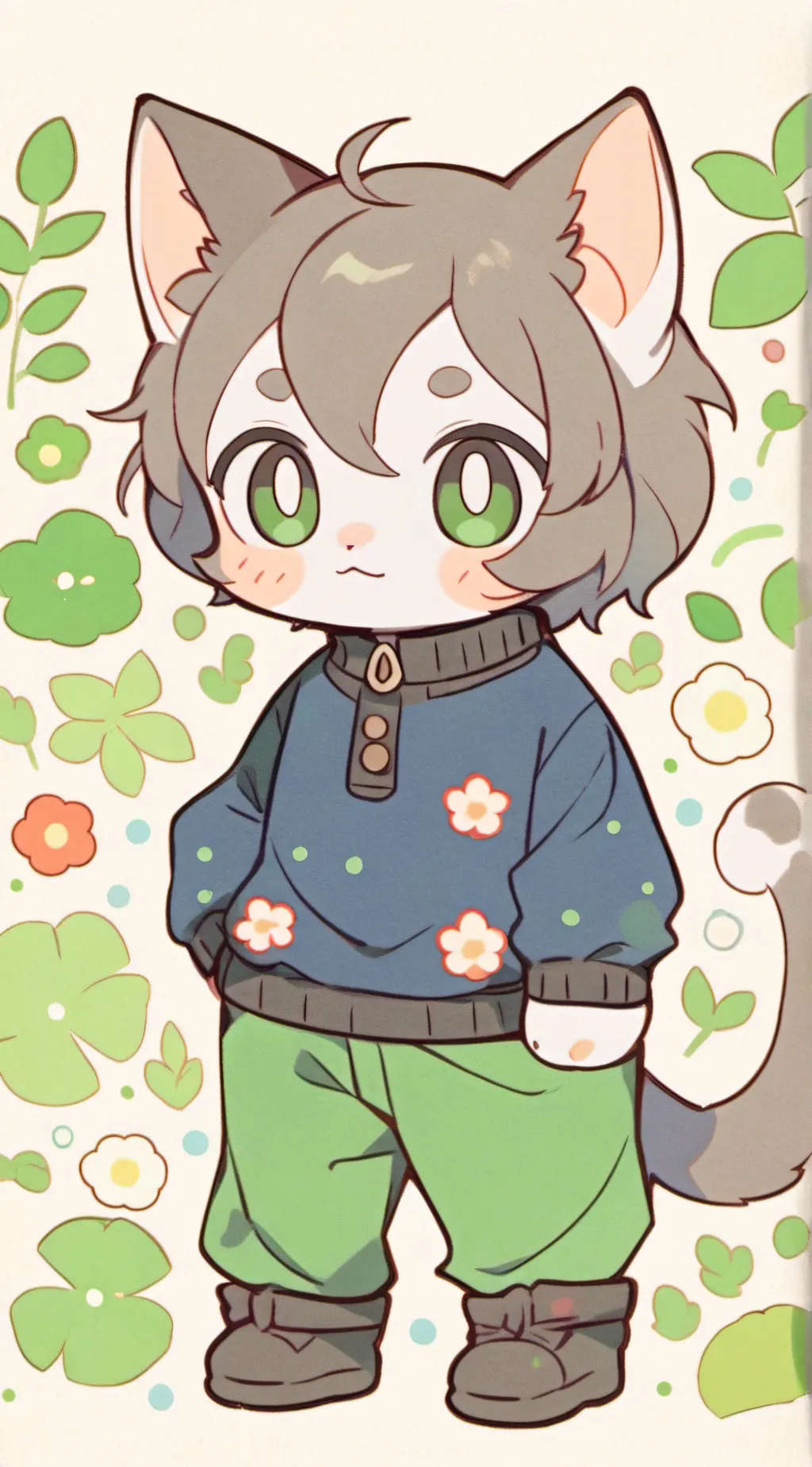 ai character: Meki background