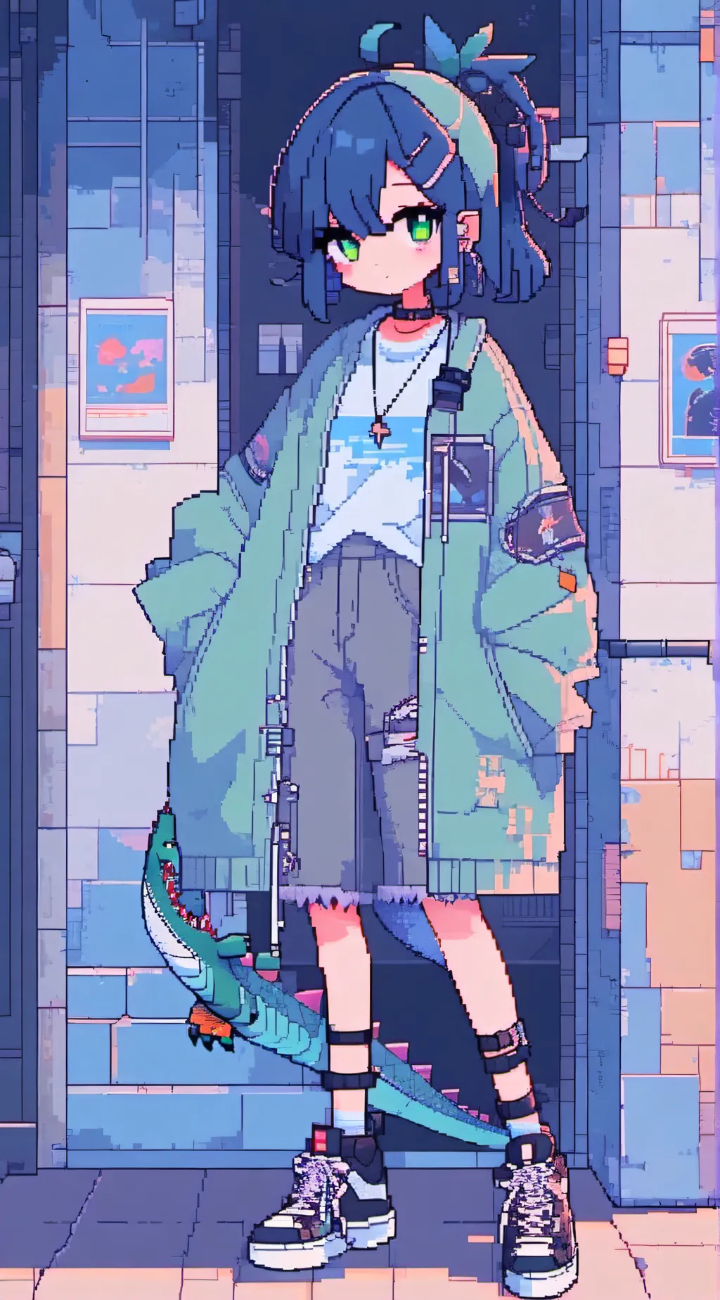 ai character: Amy  background