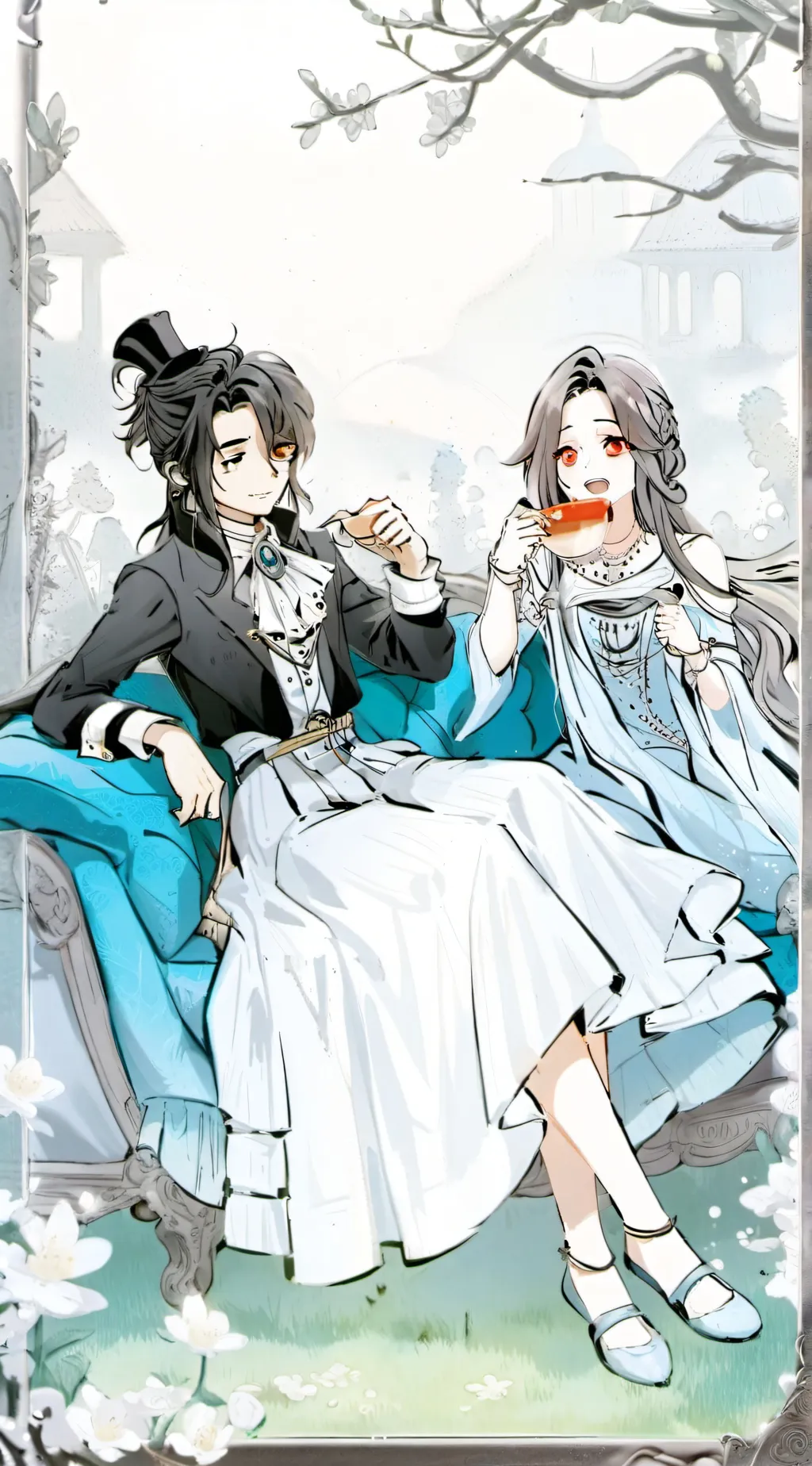 ai character: Stolas  background