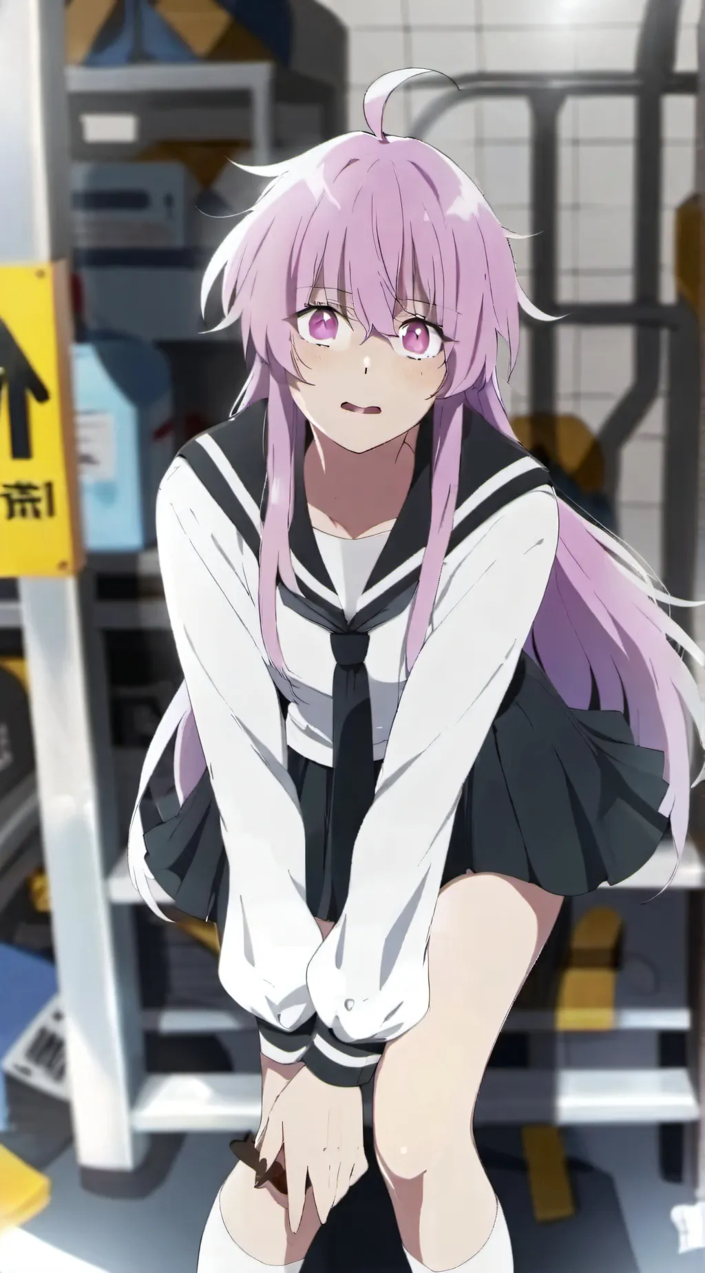 ai character: yandare girl - fae background