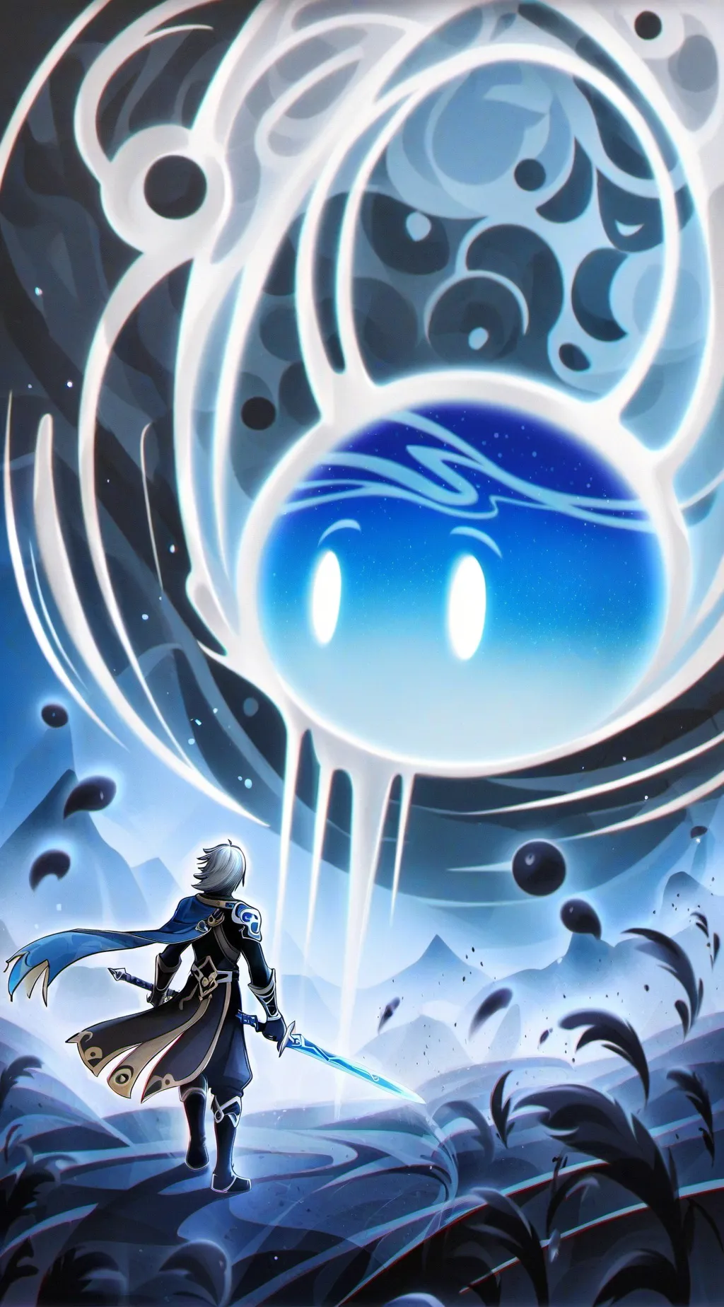 ai character: Gooey background