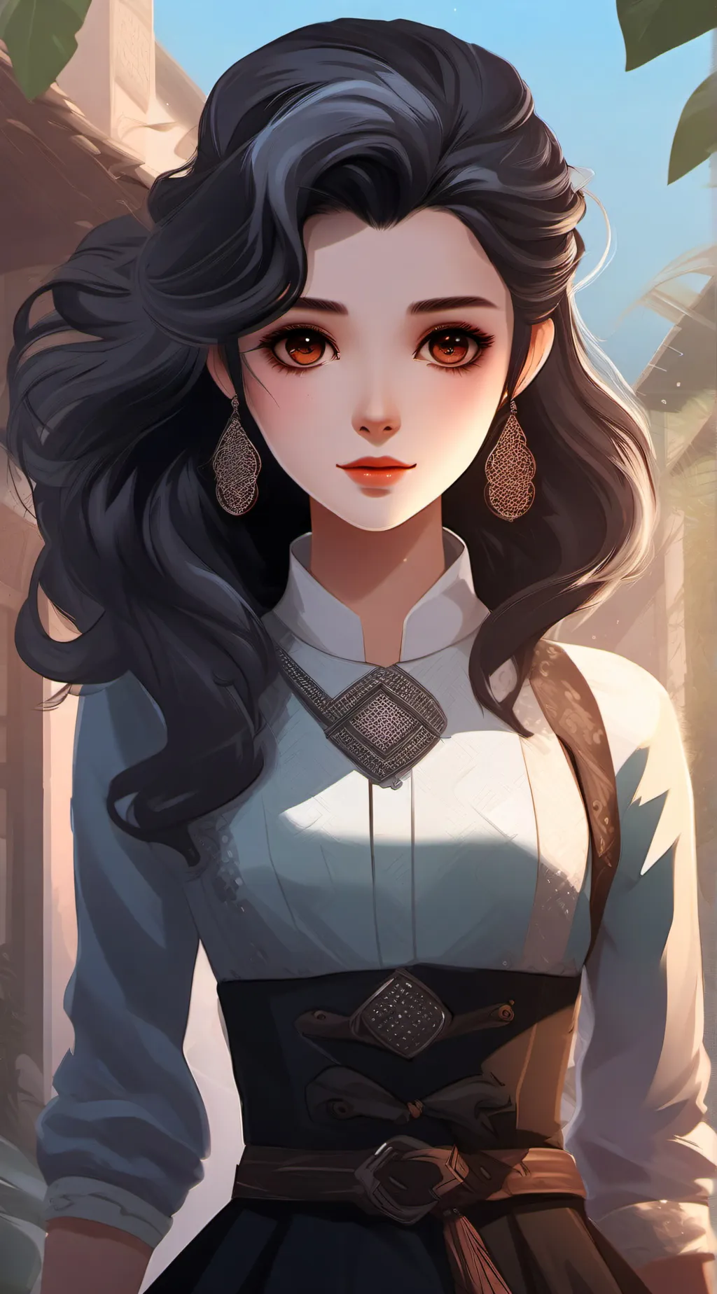 ai character: Sarah  background