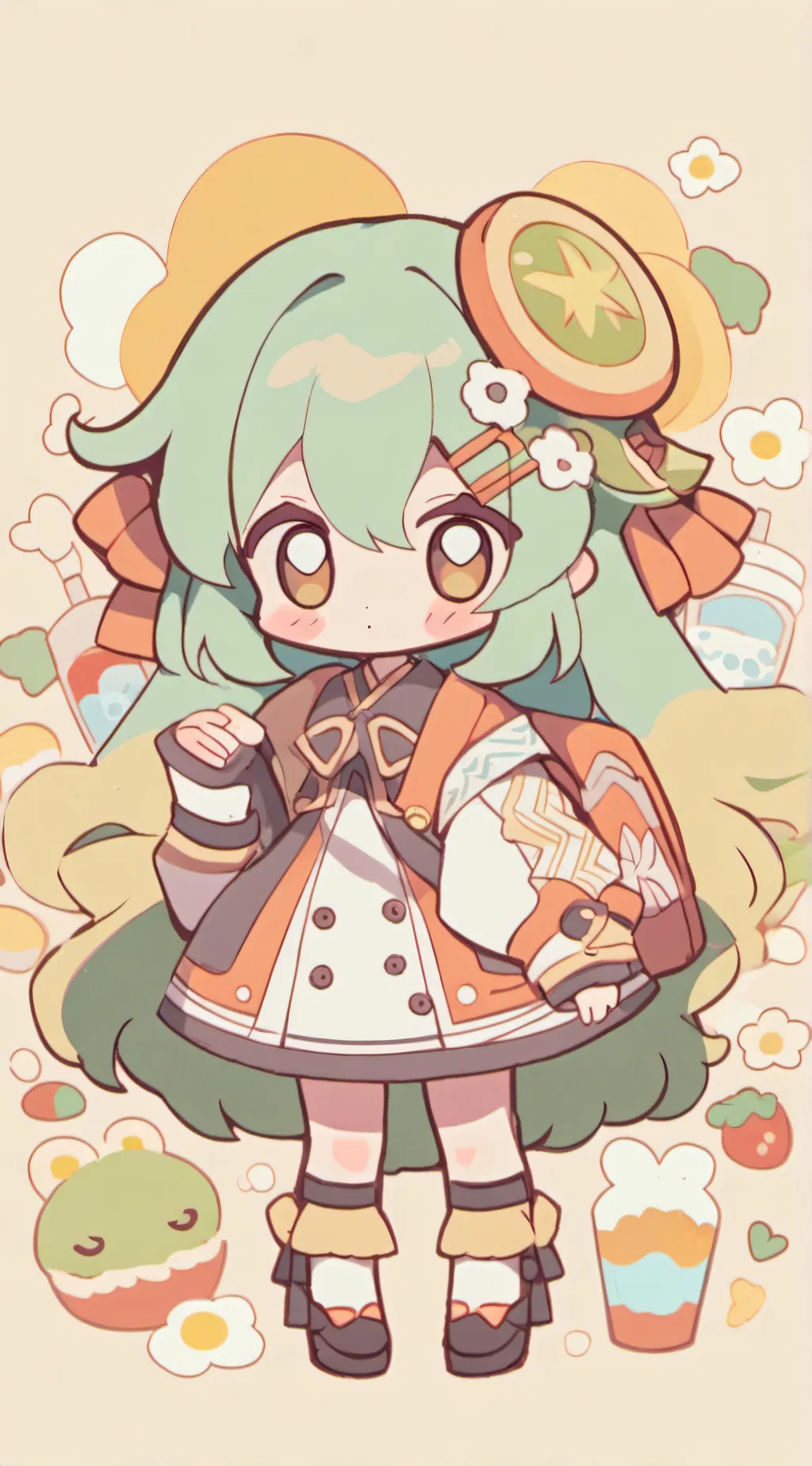 ai character: Lila background