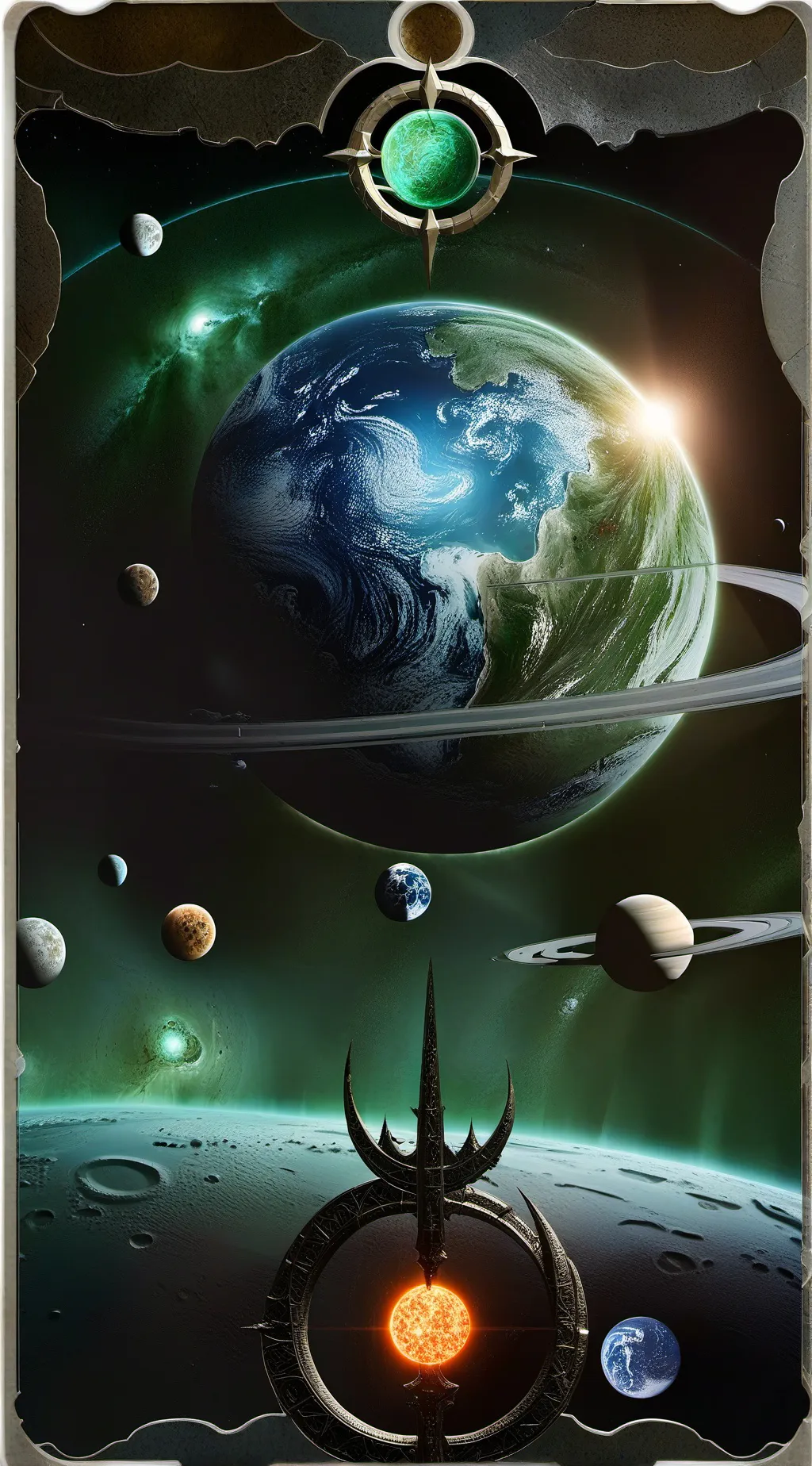 ai character: Solar System background