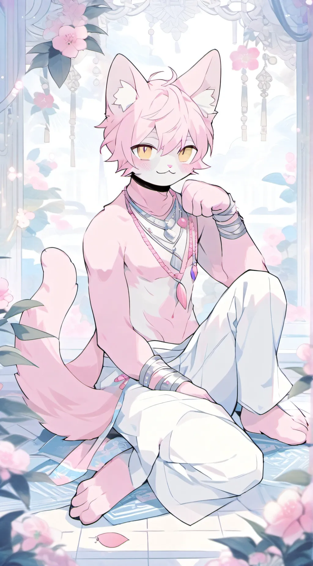 ai character: Catplayz background