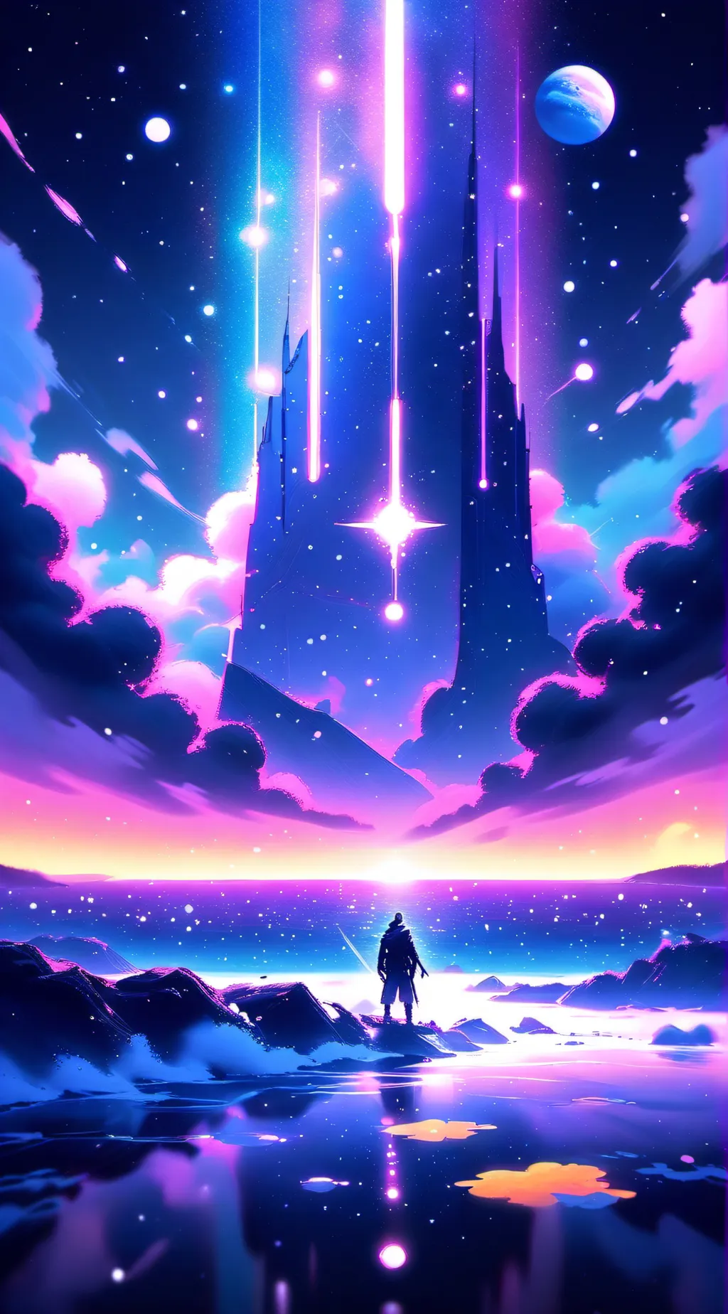 ai character: Sus mansion background