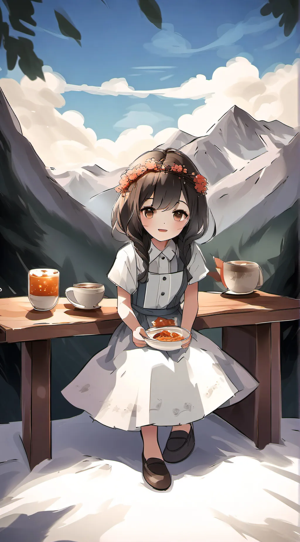 ai character: kayla background