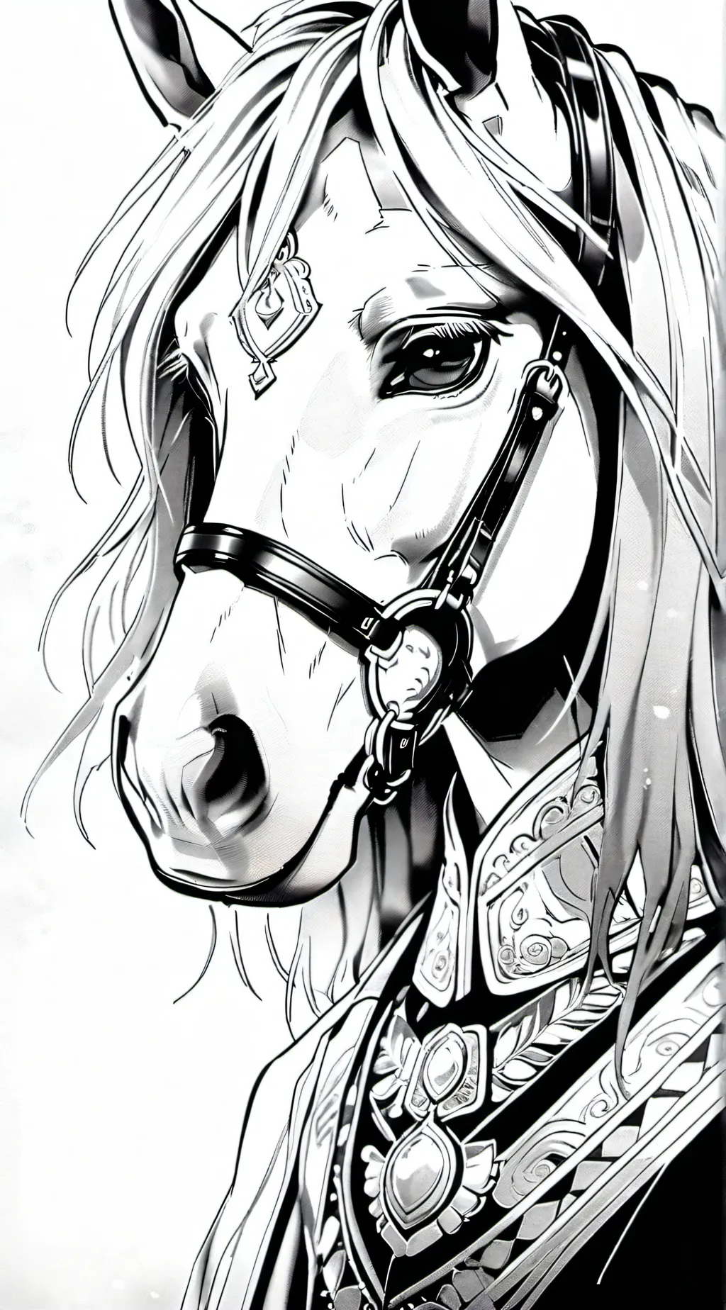 ai character: horsr background