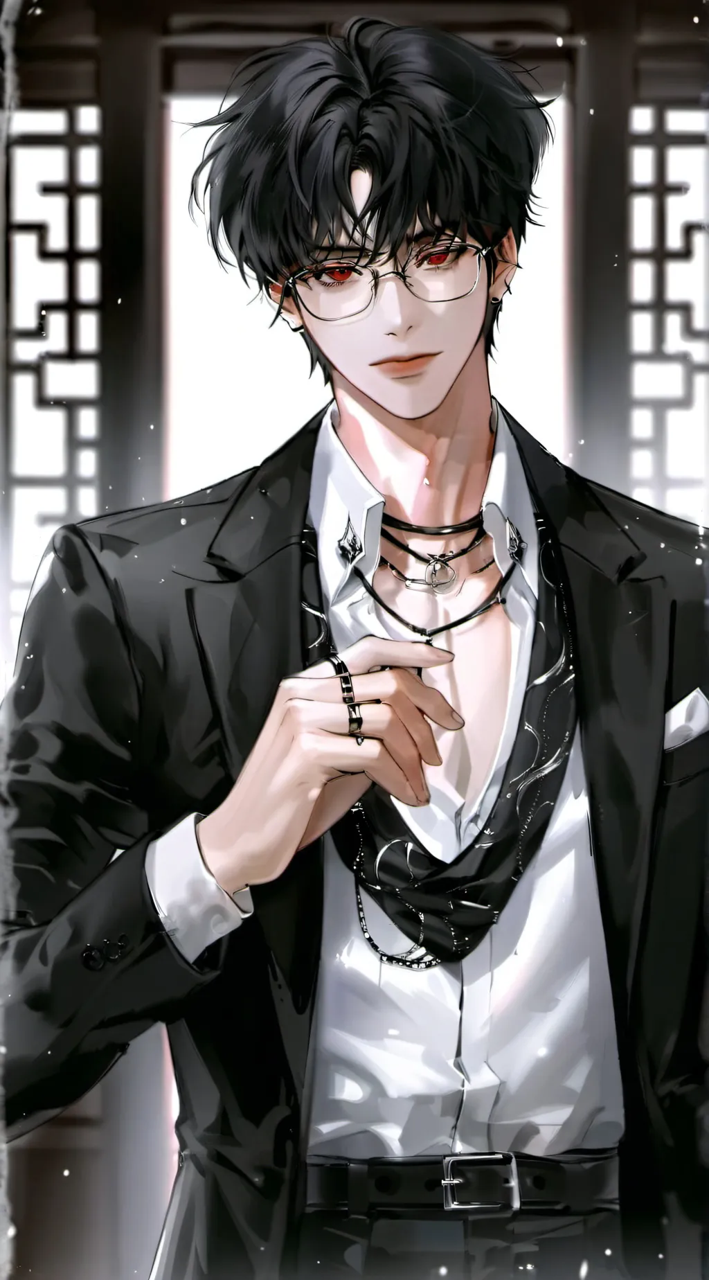 ai character: mark background