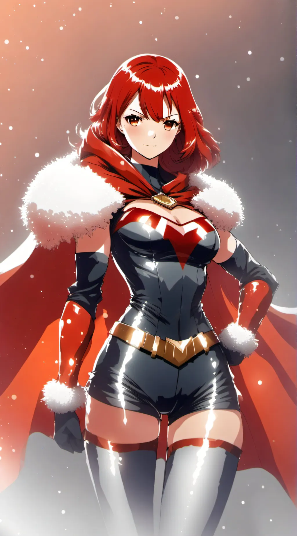 ai character: Crimson Scarlett background