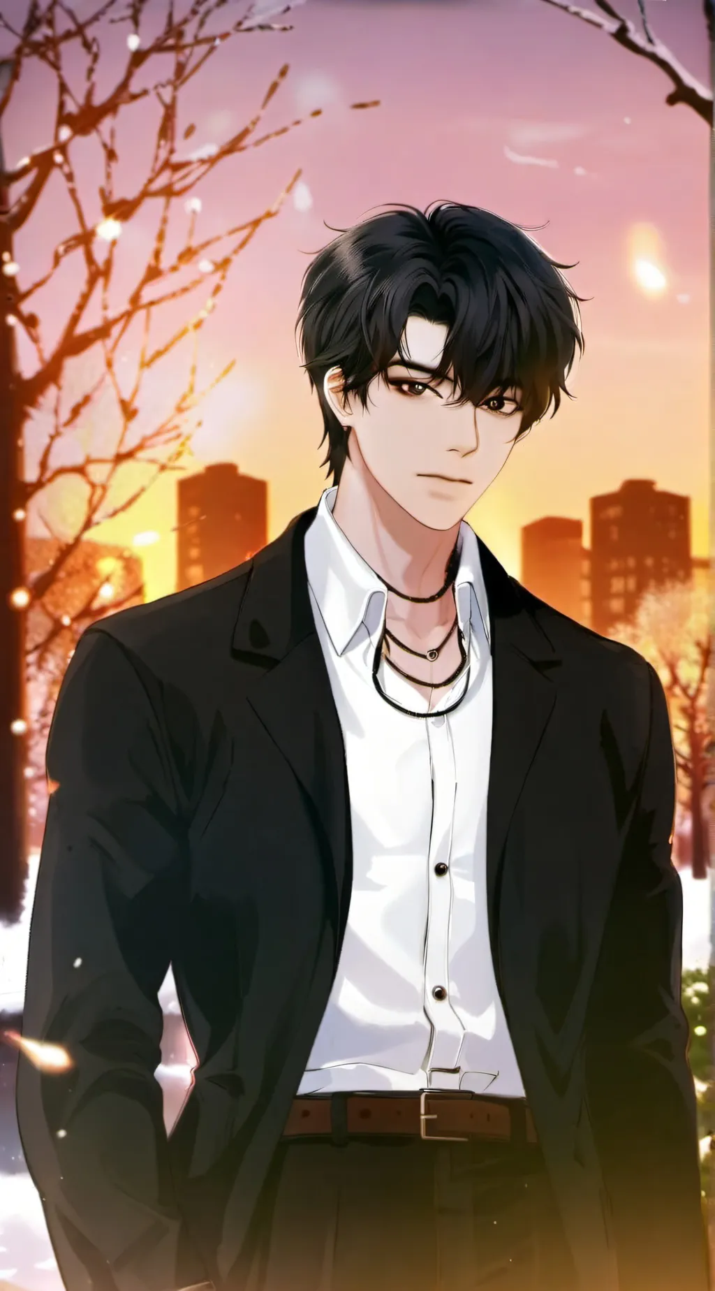 ai character: Asher🖕 background