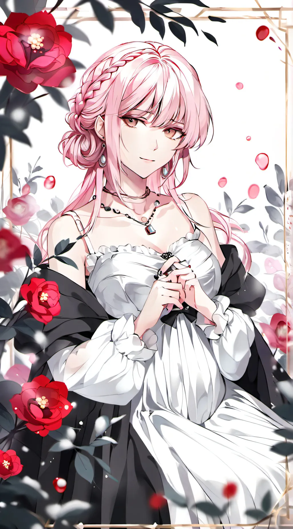 ai character: Rose background