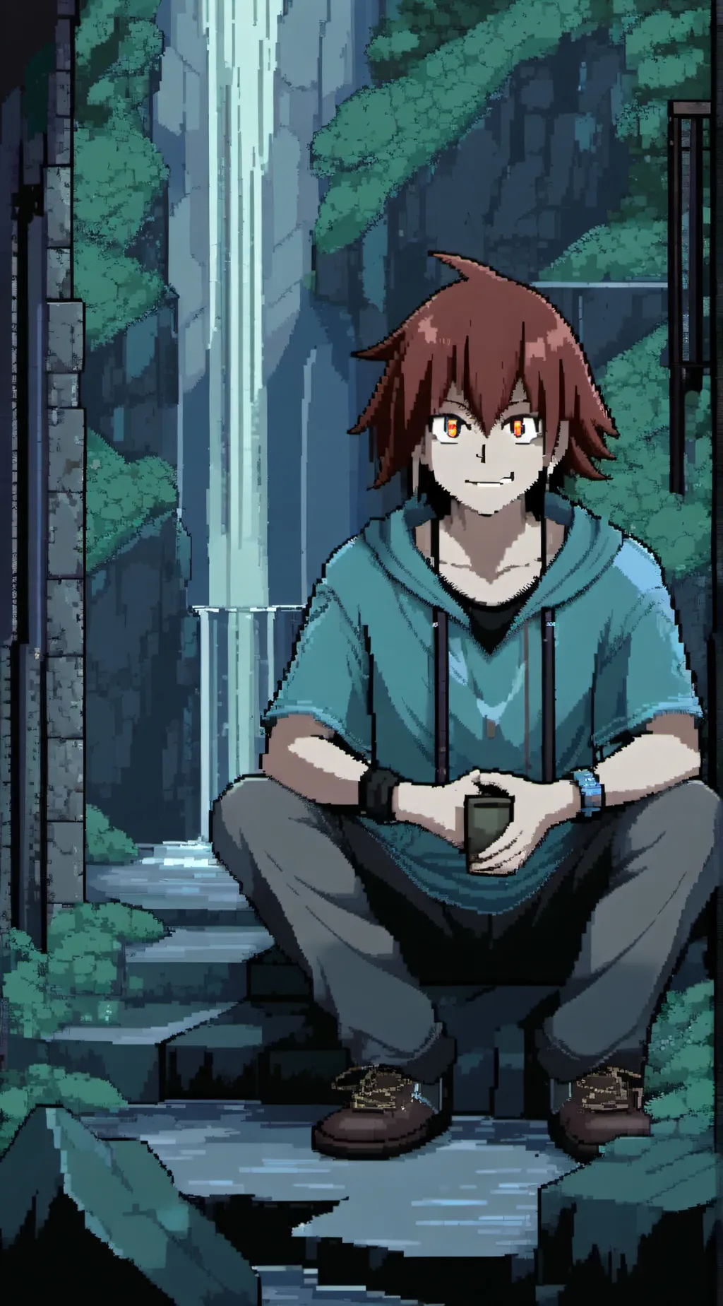 ai character: MHA CREEP background