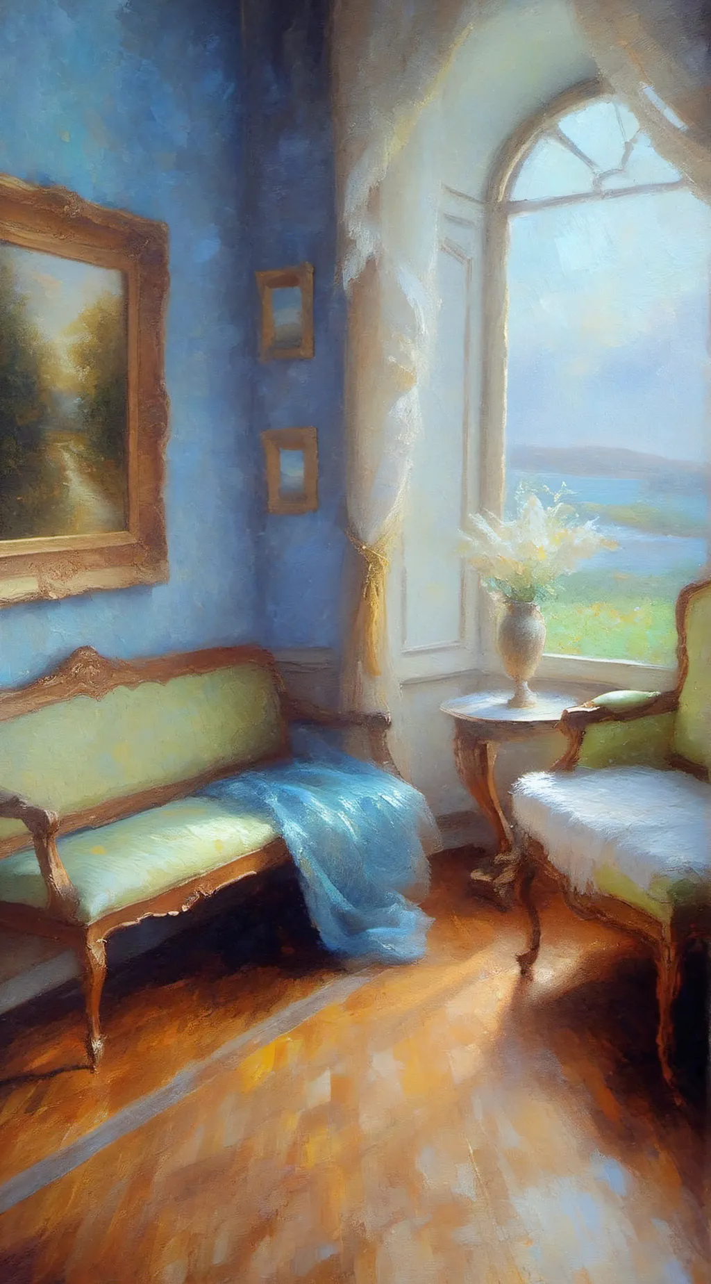 ai character: your bedroom  background