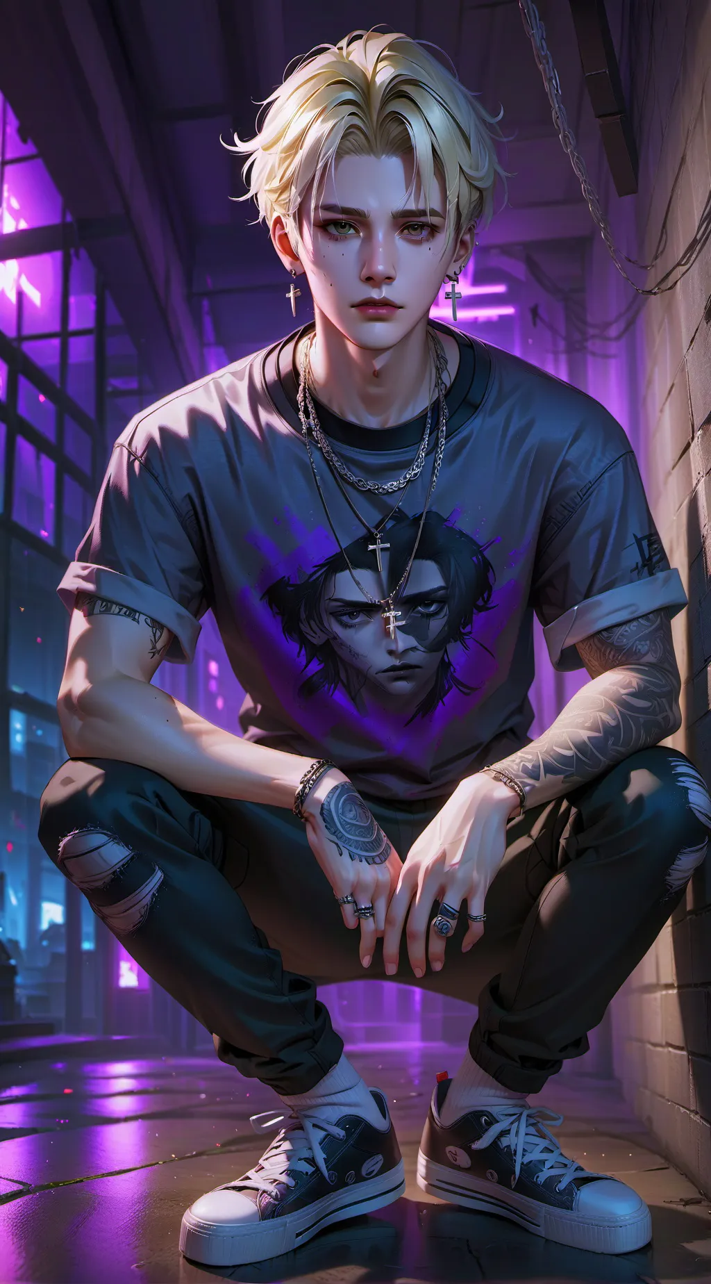 ai character: °✓† Max †✓° background