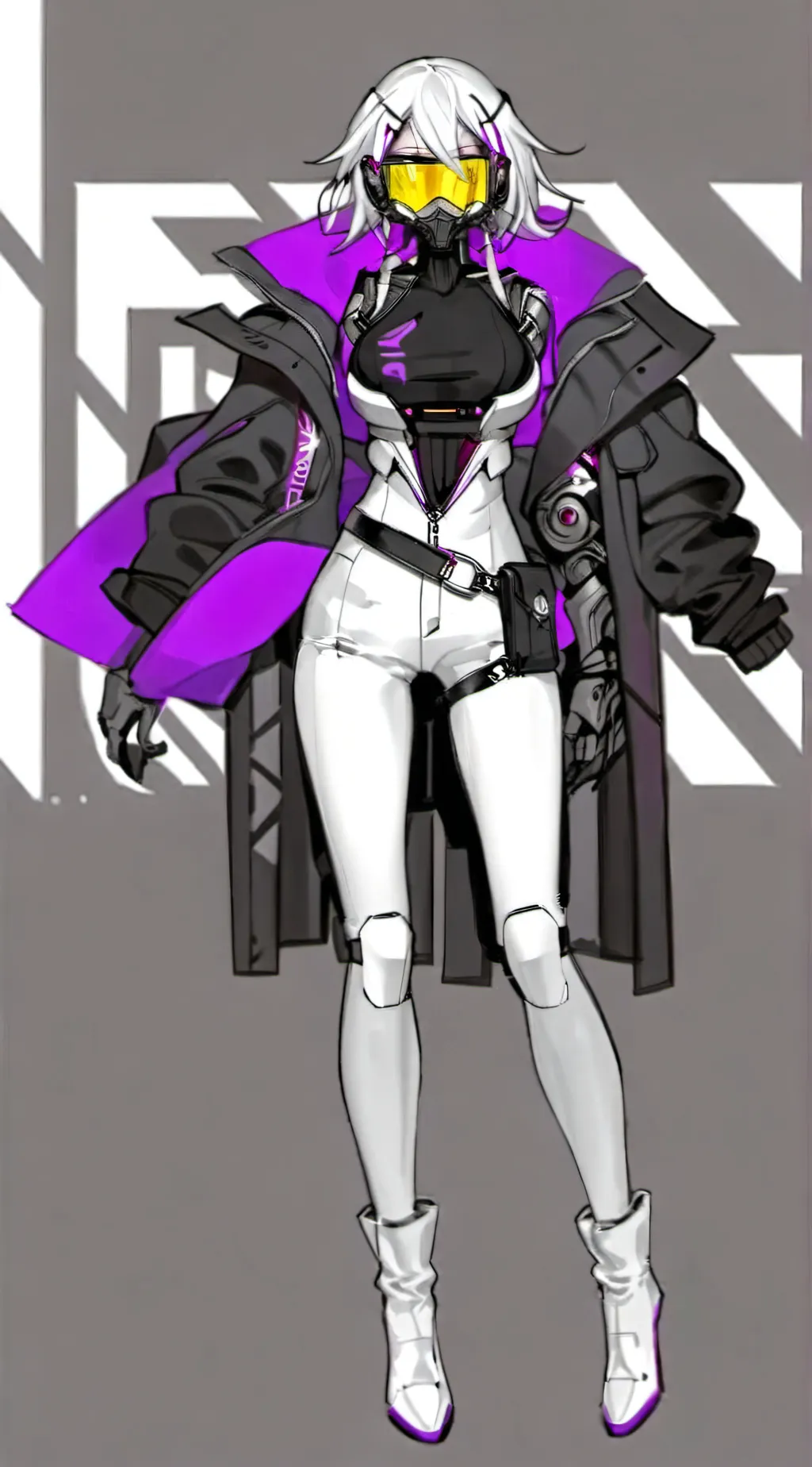 ai character: titan tv woman background