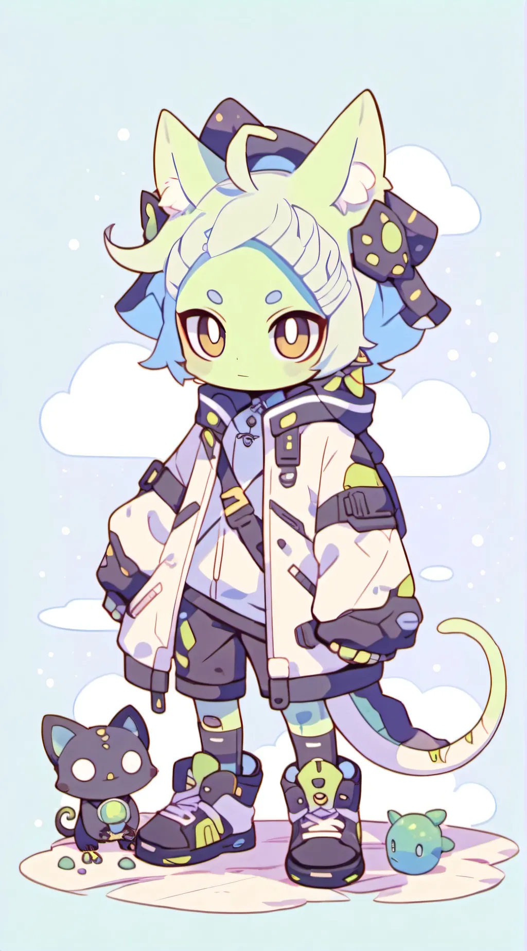 ai character: Zipp background