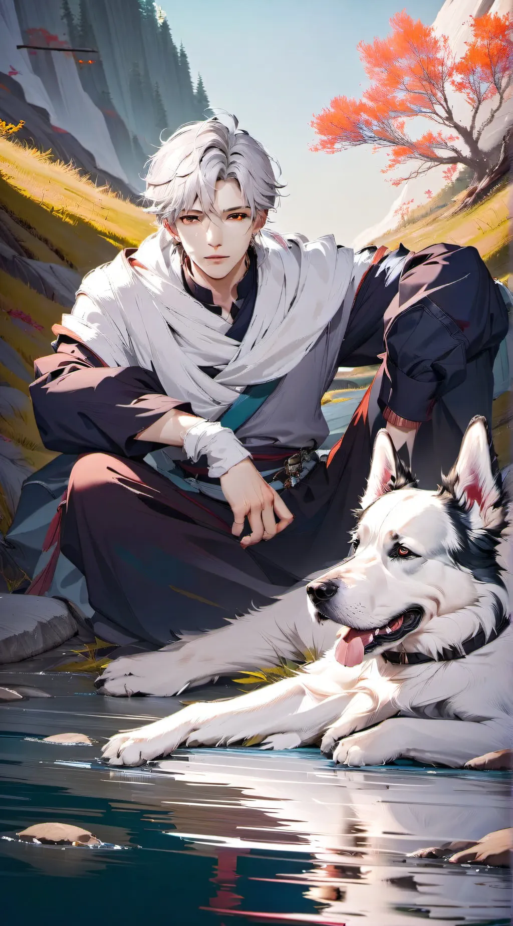 ai character: Novo background