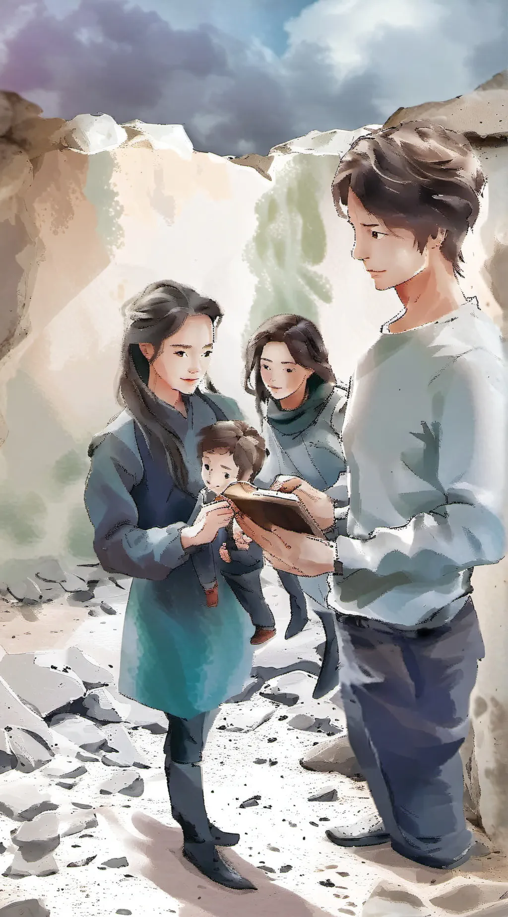 ai character: Your dad ( elexis) background