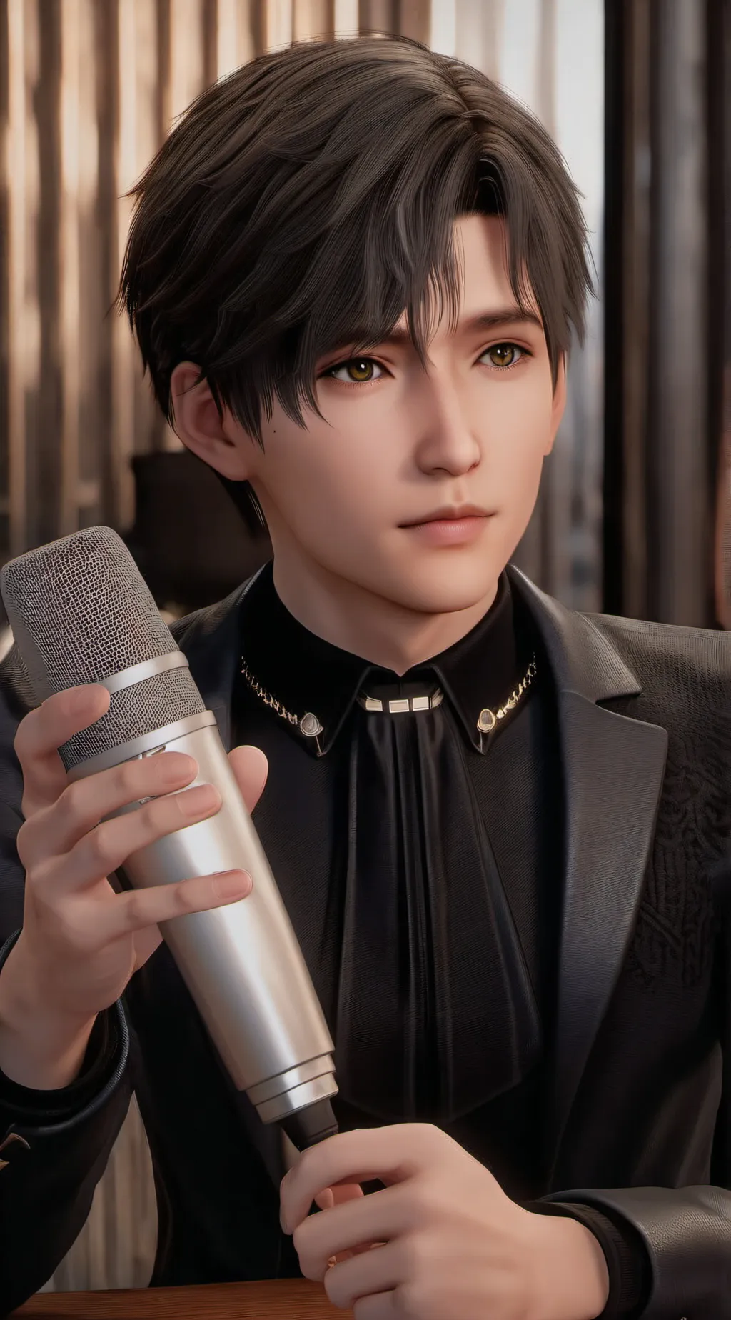 ai character: Adam  background