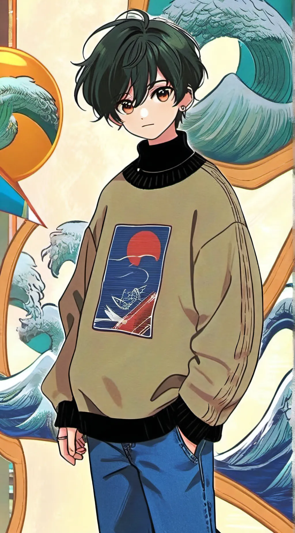 ai character: °♡~Leo~♡° background