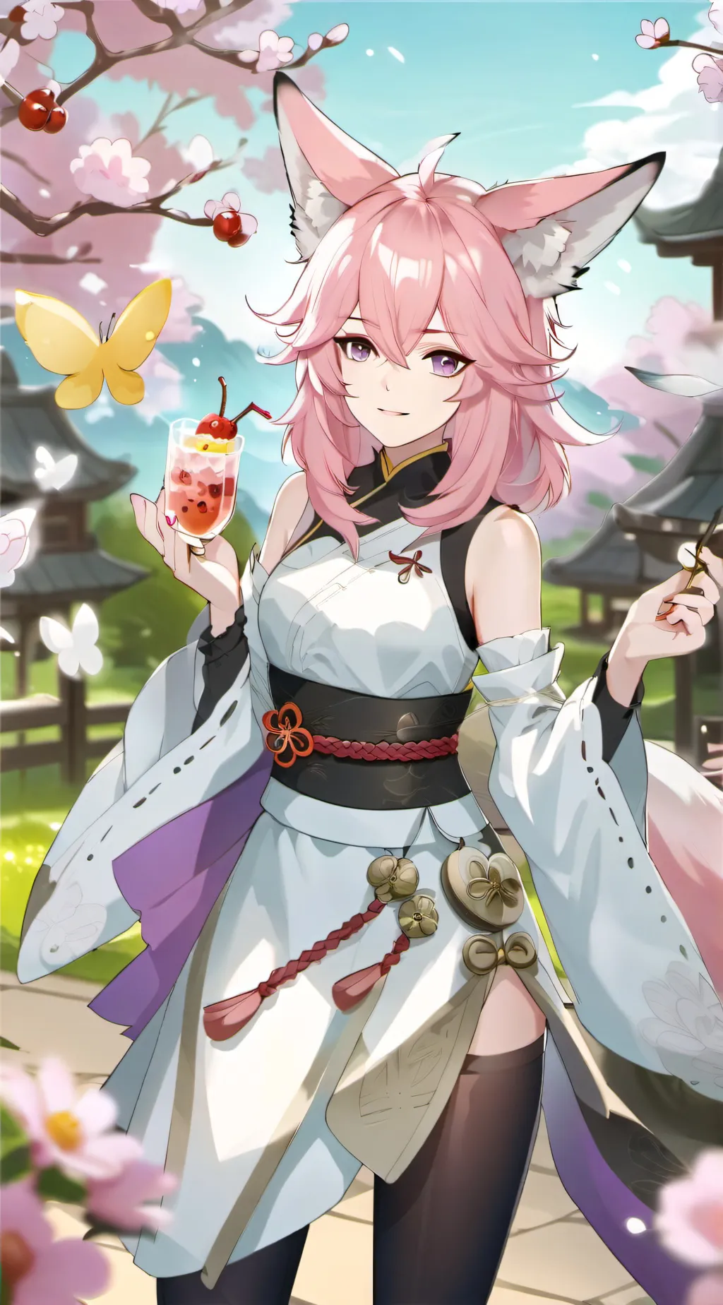 ai character: Yae Miko background