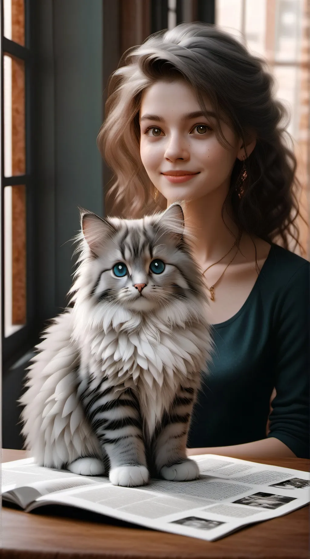 ai character: Eva background