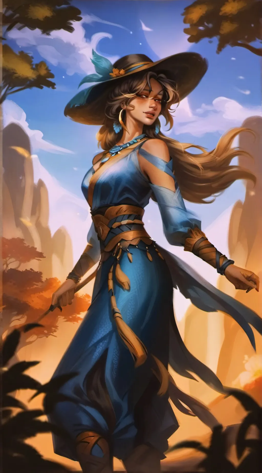 ai character: anaya's adventure background