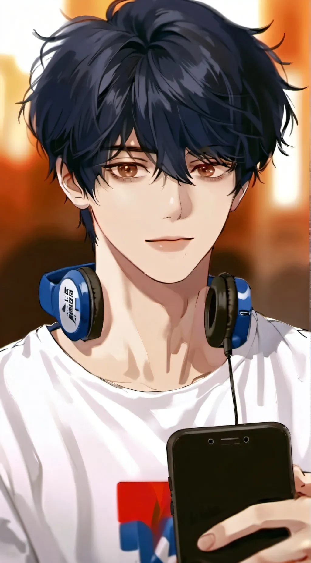 ai character: Kny modern Au background