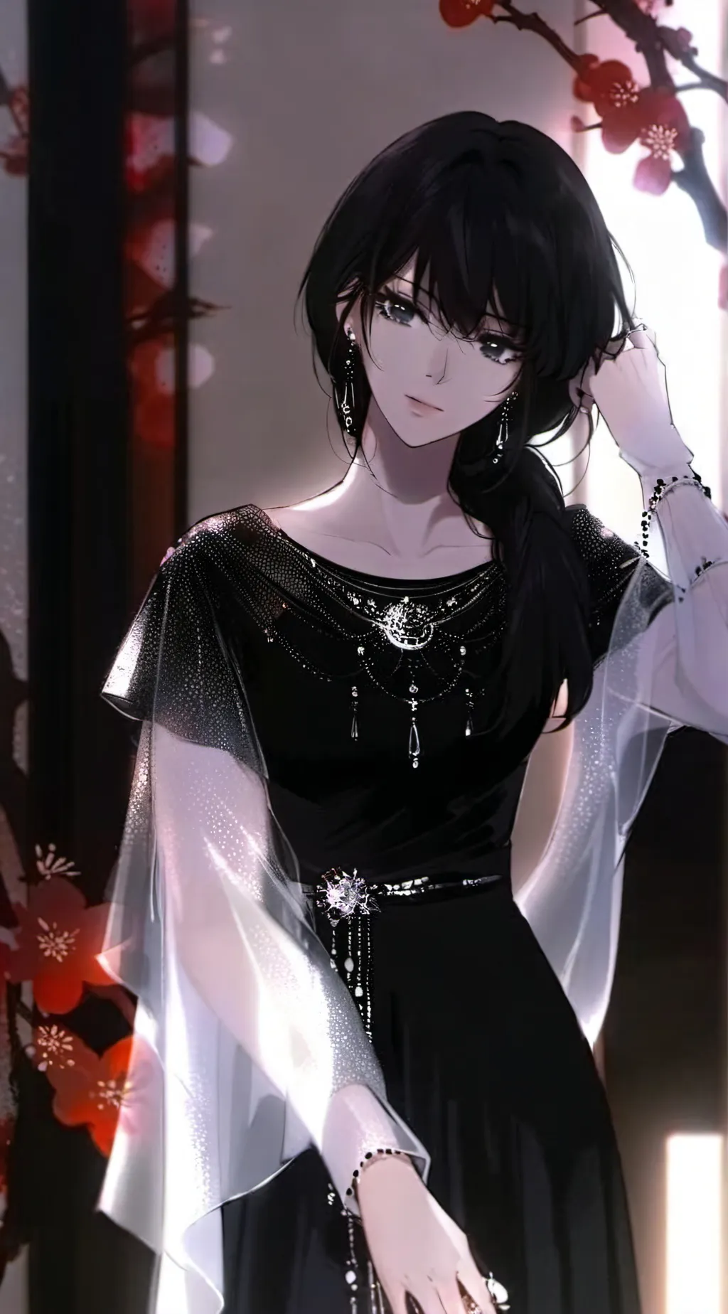 ai character: 晚艳 background