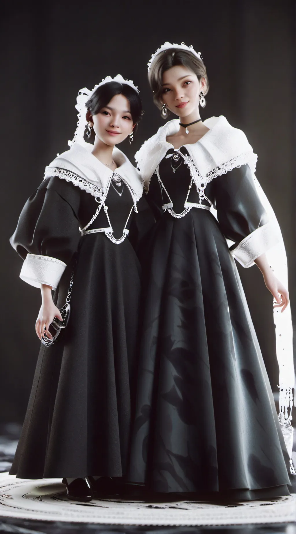 ai character: Lily and Isabella background