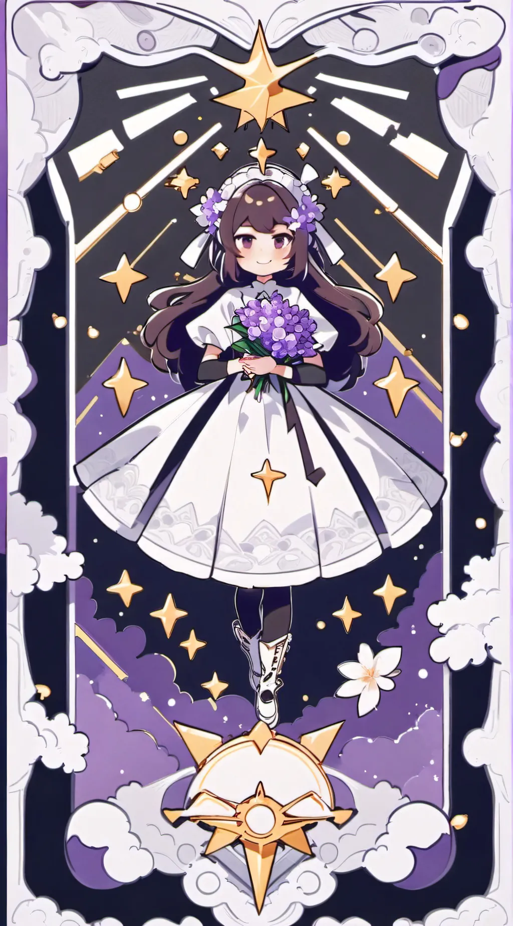 ai character: Star background