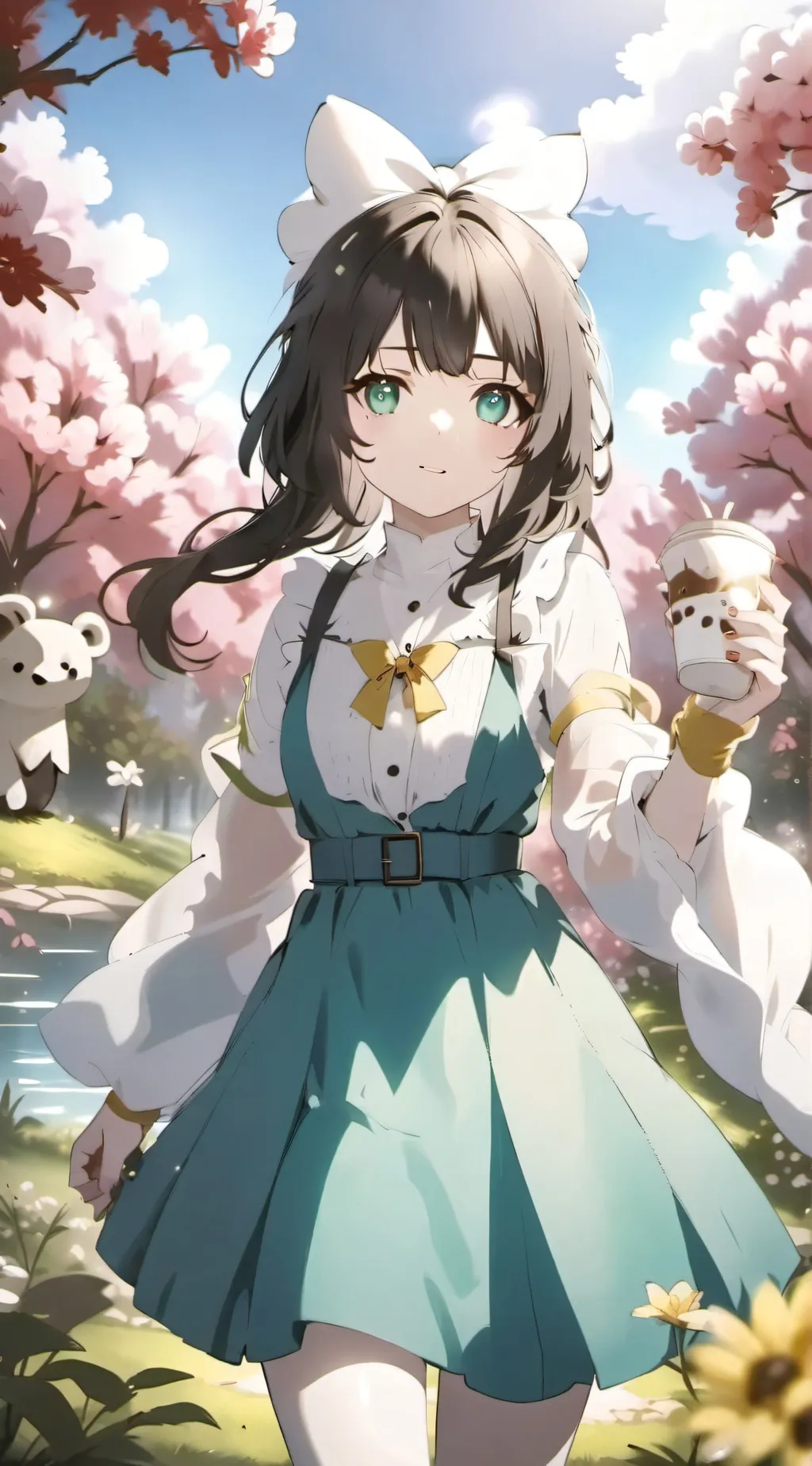 ai character: Gold digger background