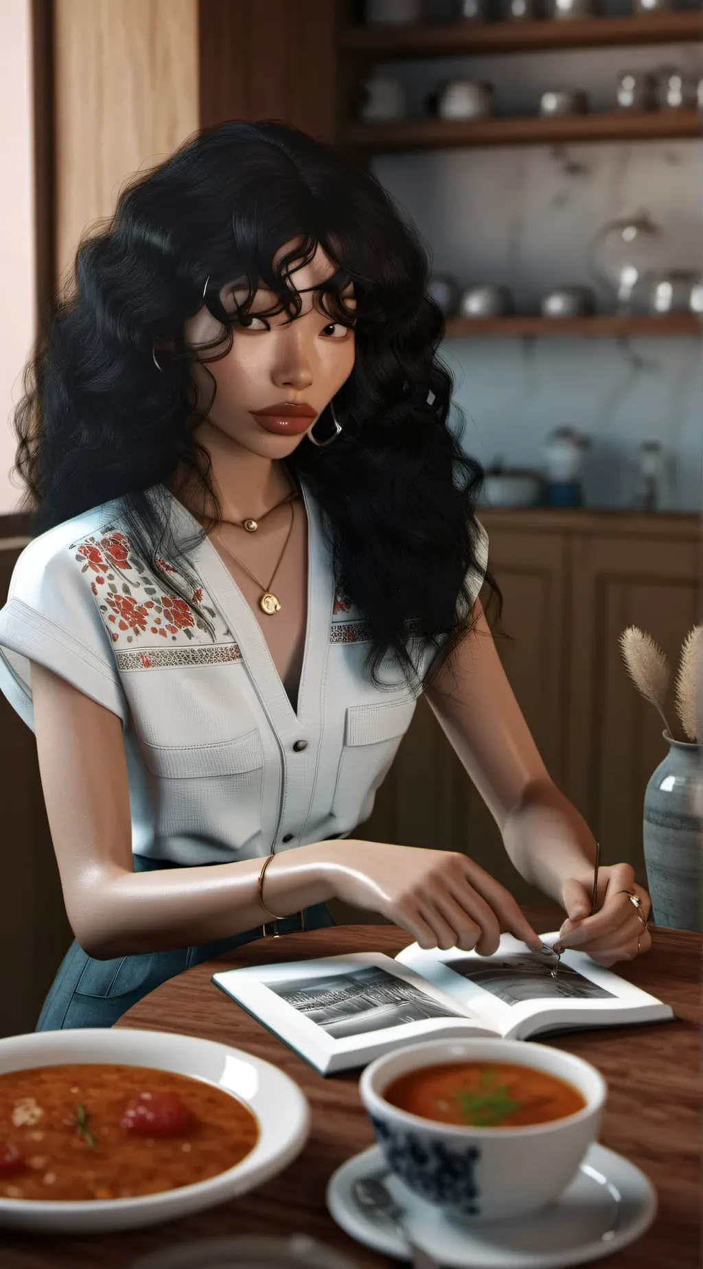 ai character: Delilah background