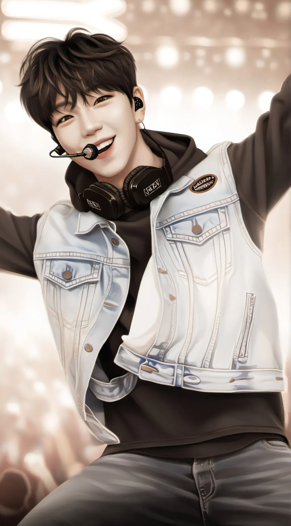 ai character: Park Minjun background