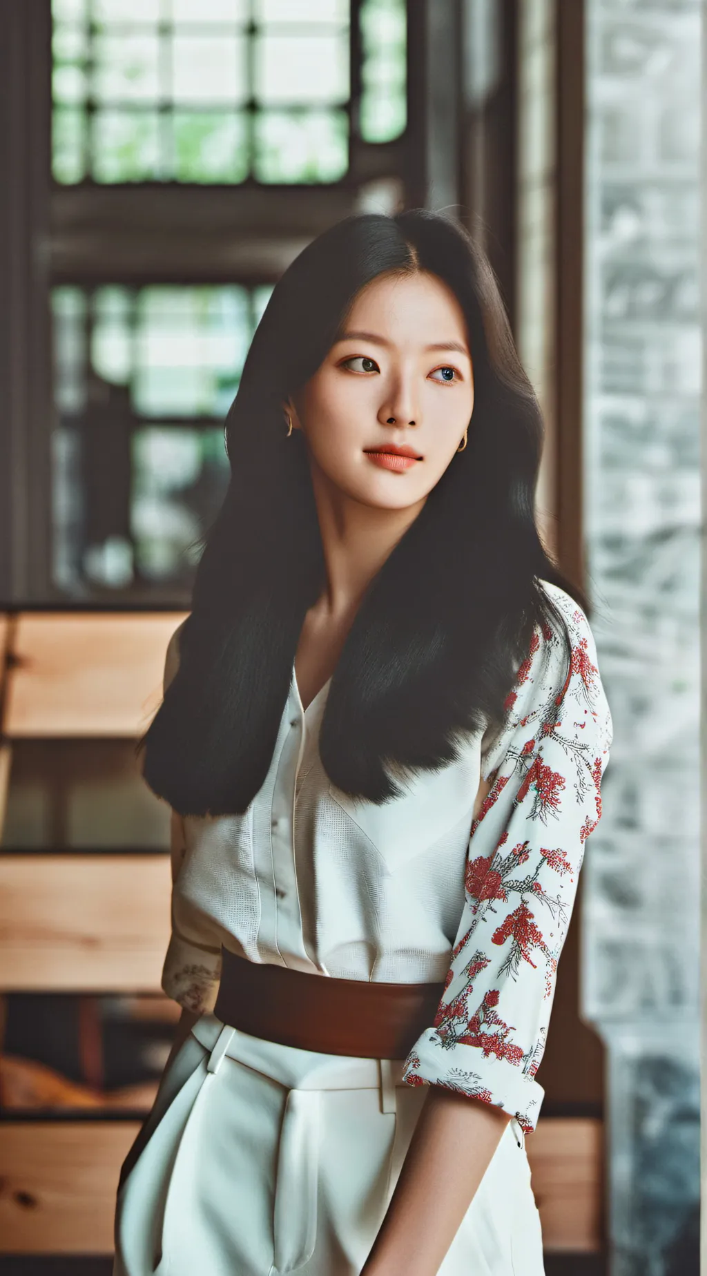 ai character: Kpop high school  background