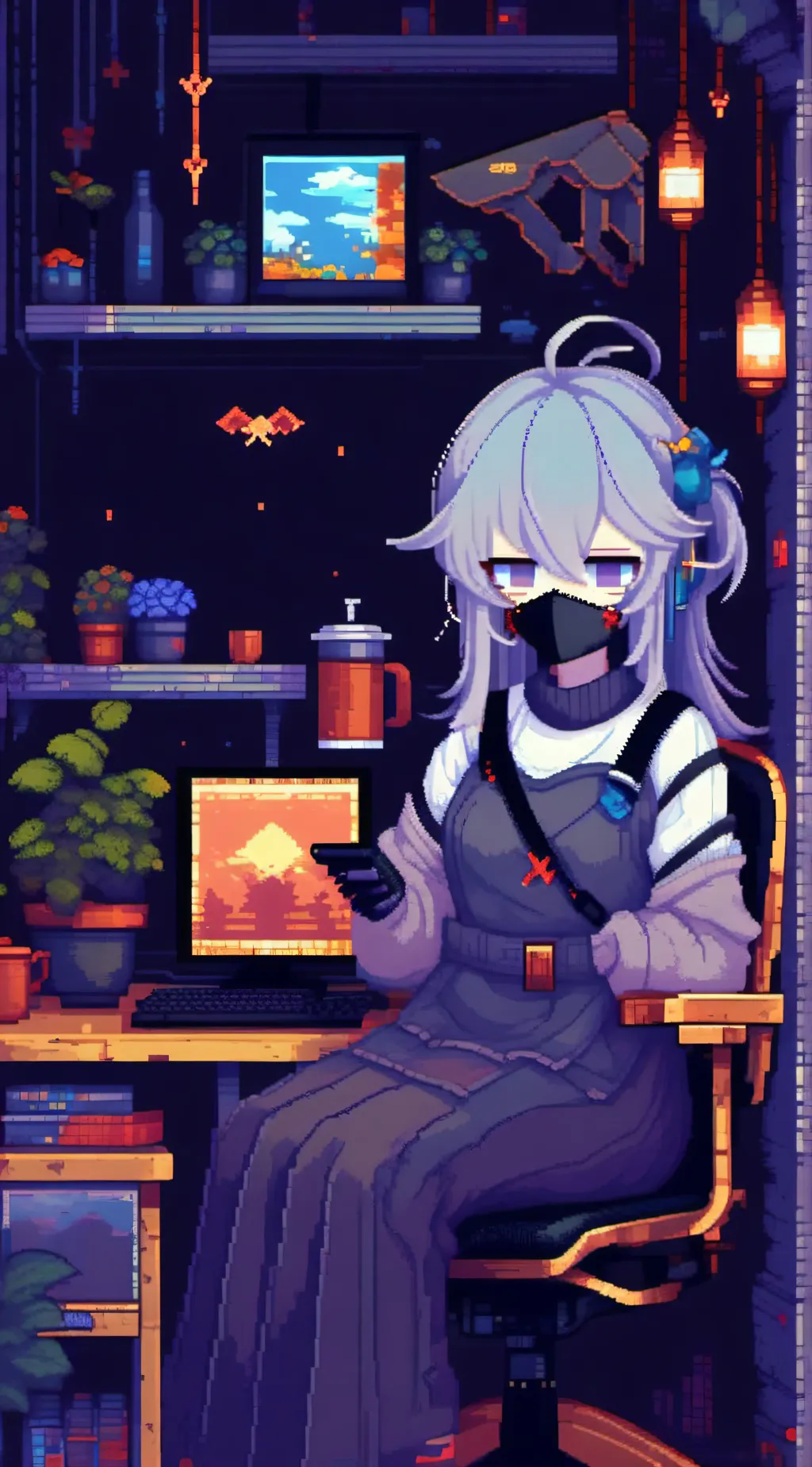 ai character: X background