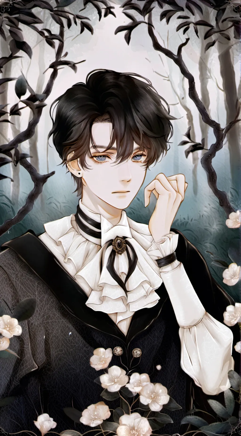 ai character: Void background