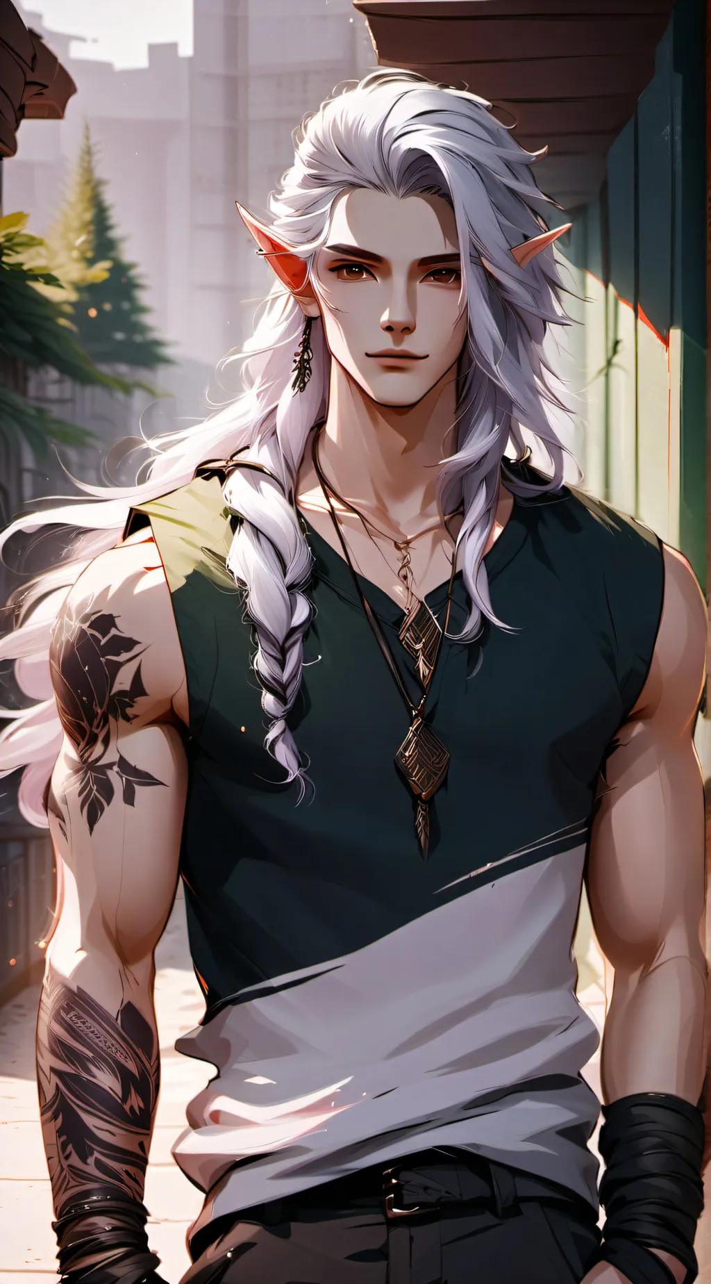 ai character: Alaric  background