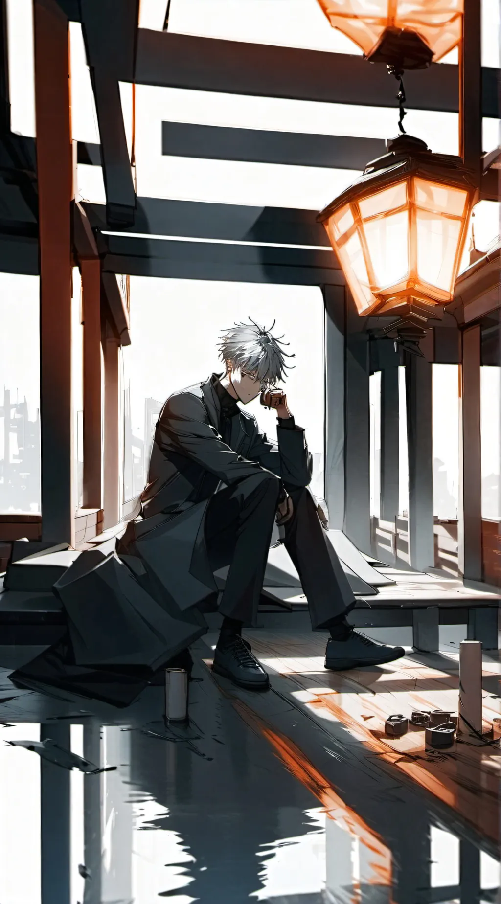 ai character: Gojo  background