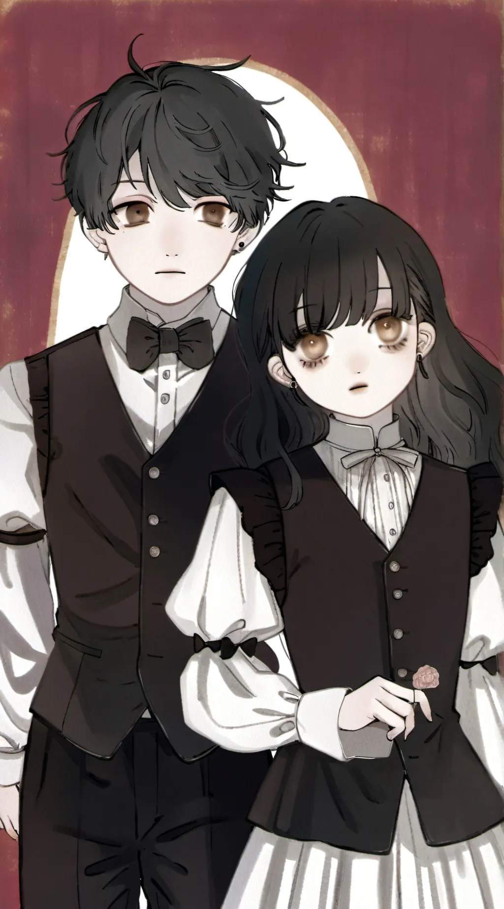 ai character: Douma x Akaza  background