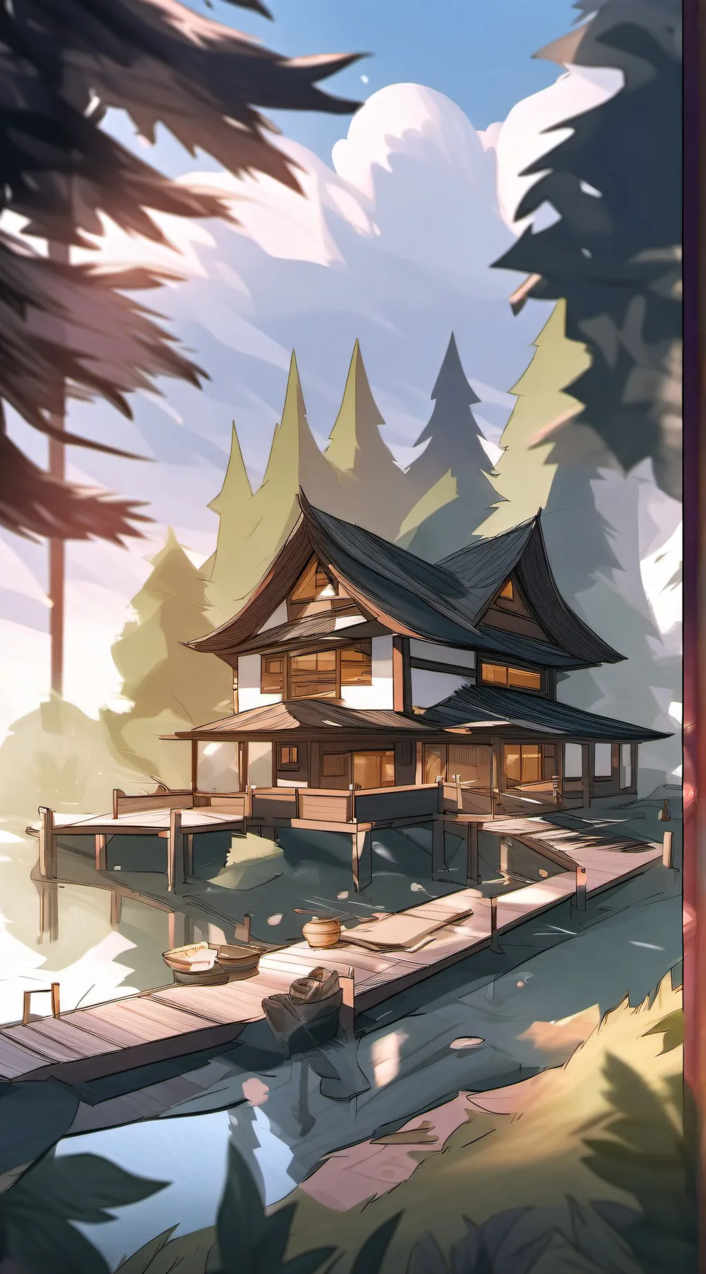 ai character: Comfort background